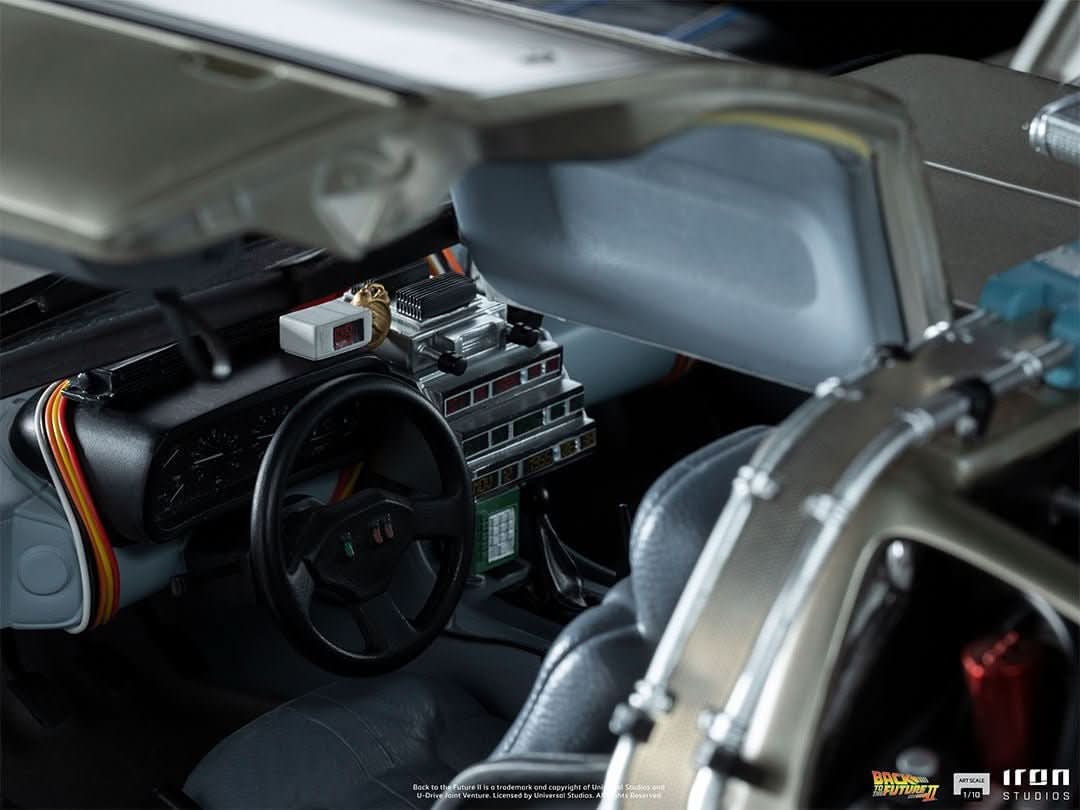 Statue Delorean - Back to the Future II - Art Scale 1/10 - Iron Studios - Image 5