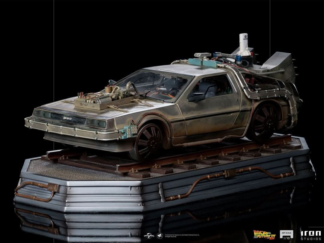 Statue Delorean - Back to the Future III - Art Scale 1/10 - Iron Studios - Image 11