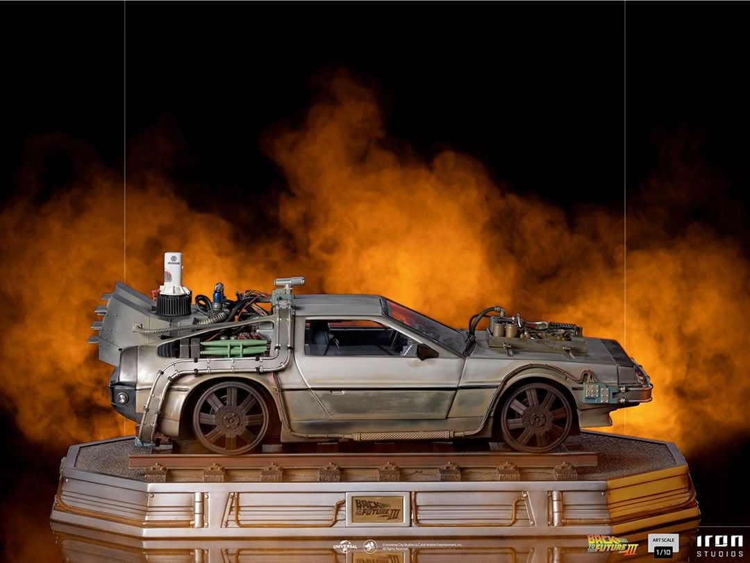Statue Delorean - Back to the Future III - Art Scale 1/10 - Iron Studios - Image 3