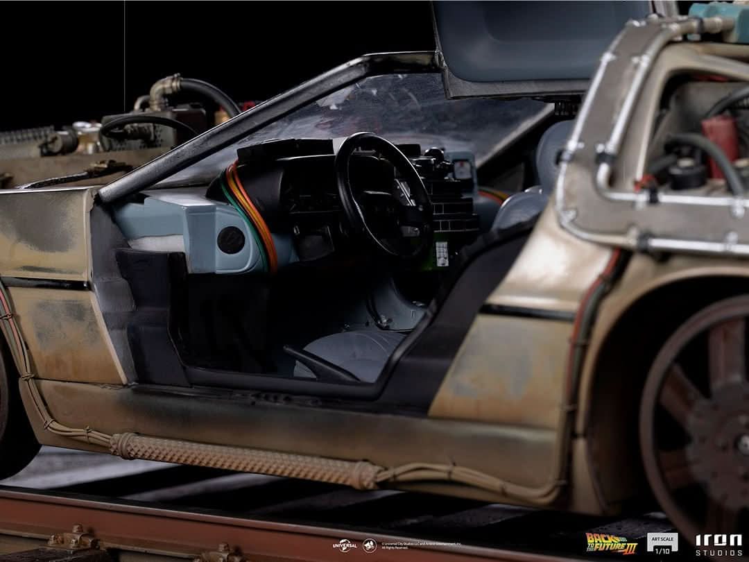 Statue Delorean - Back to the Future III - Art Scale 1/10 - Iron Studios - Image 4