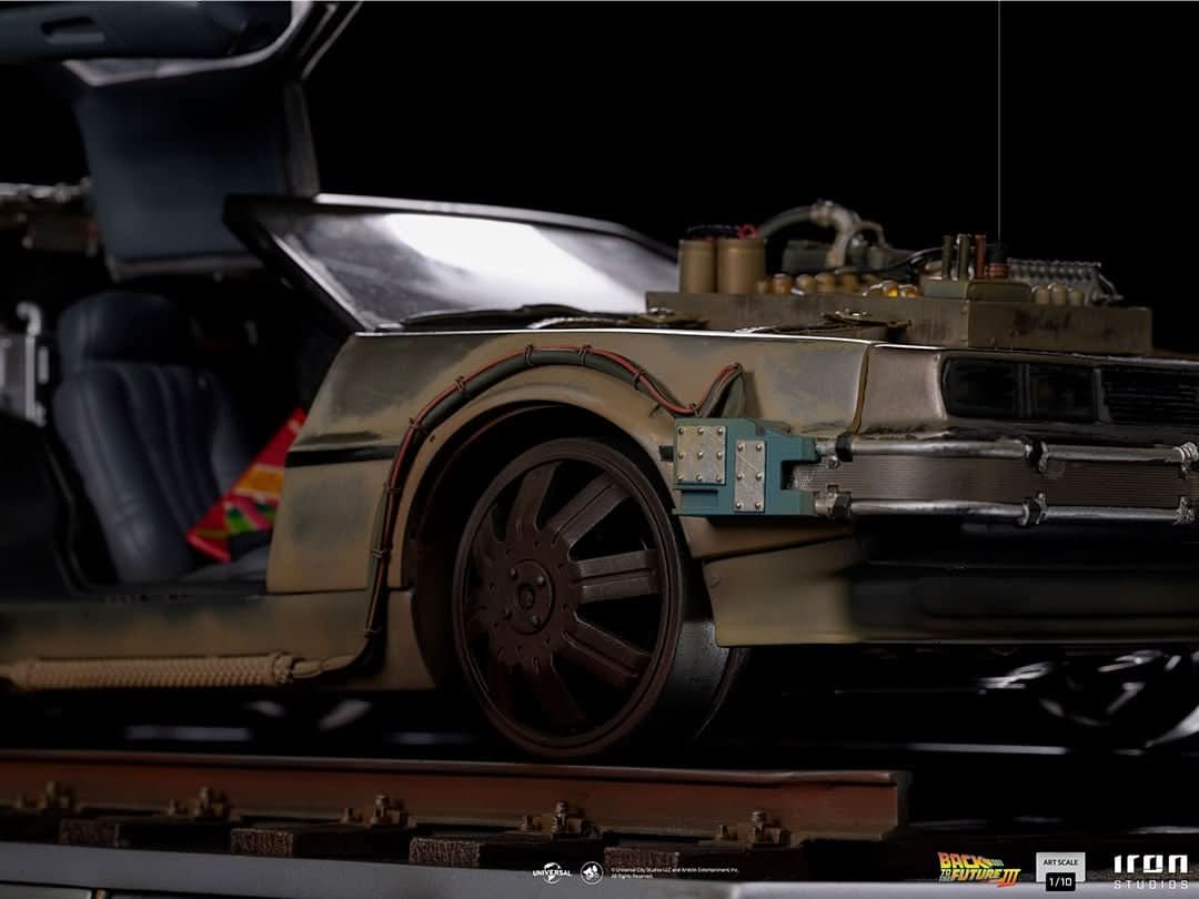 Statue Delorean - Back to the Future III - Art Scale 1/10 - Iron Studios - Image 5