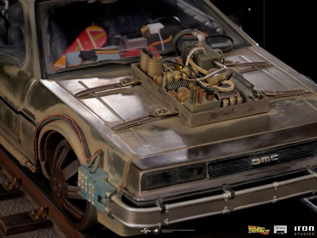 Statue Delorean - Back to the Future III - Art Scale 1/10 - Iron Studios - Image 6