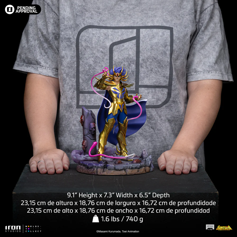 Statue Cancer Deathmask - Saint Seiya - Art Scale 1/10 - Iron Studios - Image 14