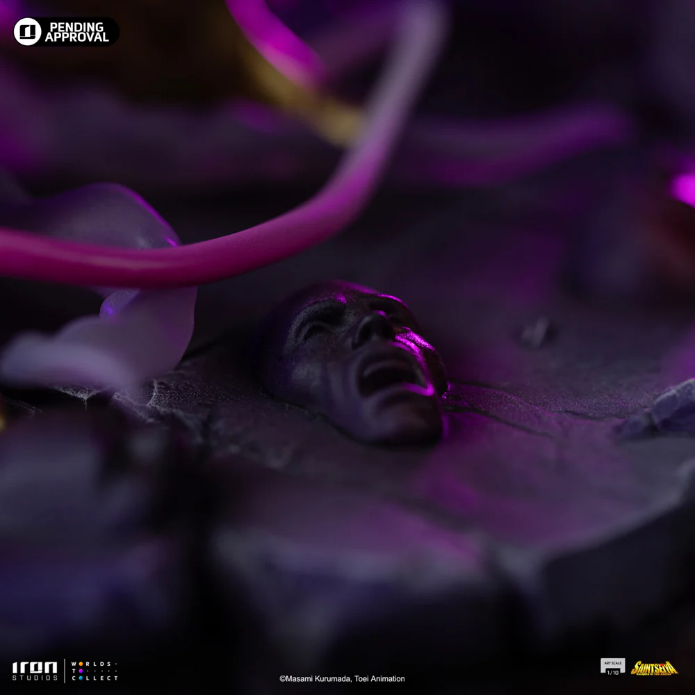 Statue Cancer Deathmask - Saint Seiya - Art Scale 1/10 - Iron Studios - Image 9