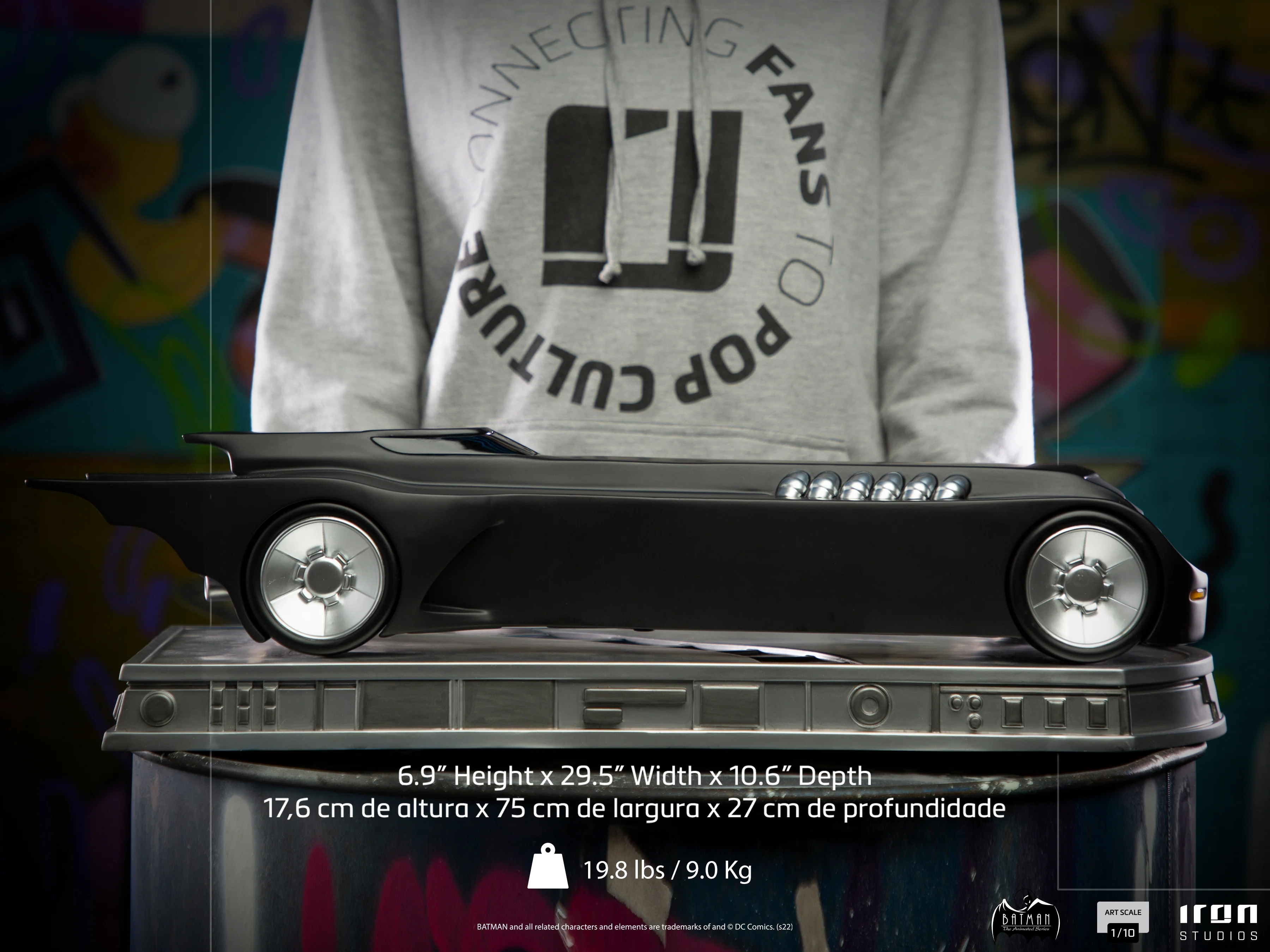 Statue Batmobile - Batman Animated Series - Art Scale 1/10 - Iron Studios - Image 9