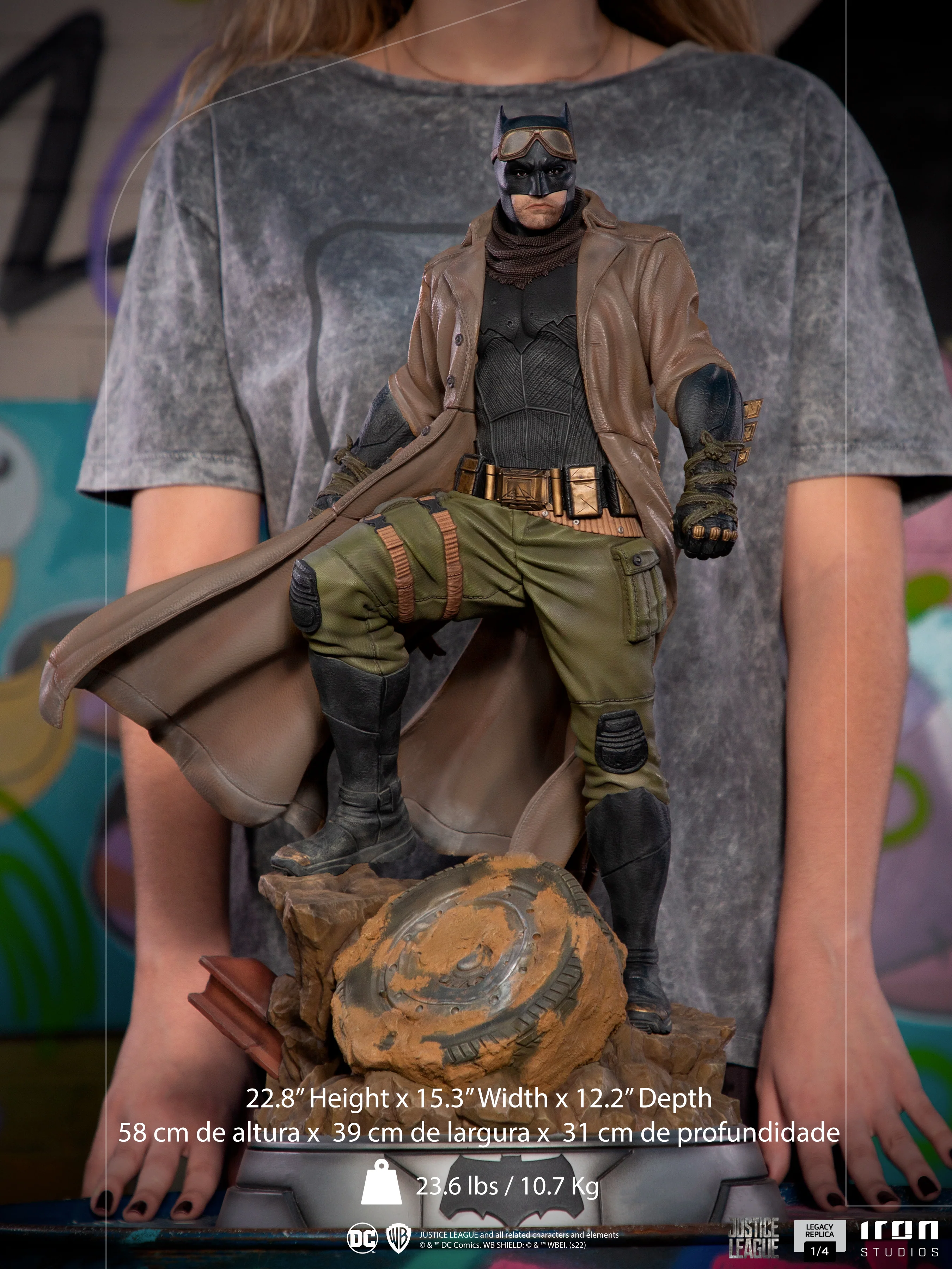 Statue Batman Knightmare - Zack Snyder's Justice League - Legacy Replica 1/4 - Iron Studios - Image 7