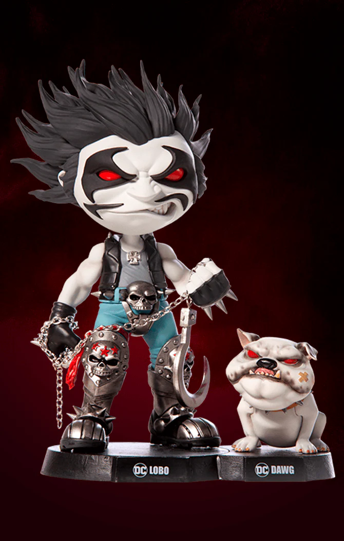 Statue Lobo and Dawg - DC Comics - MiniCo - Iron Studios - Image 6