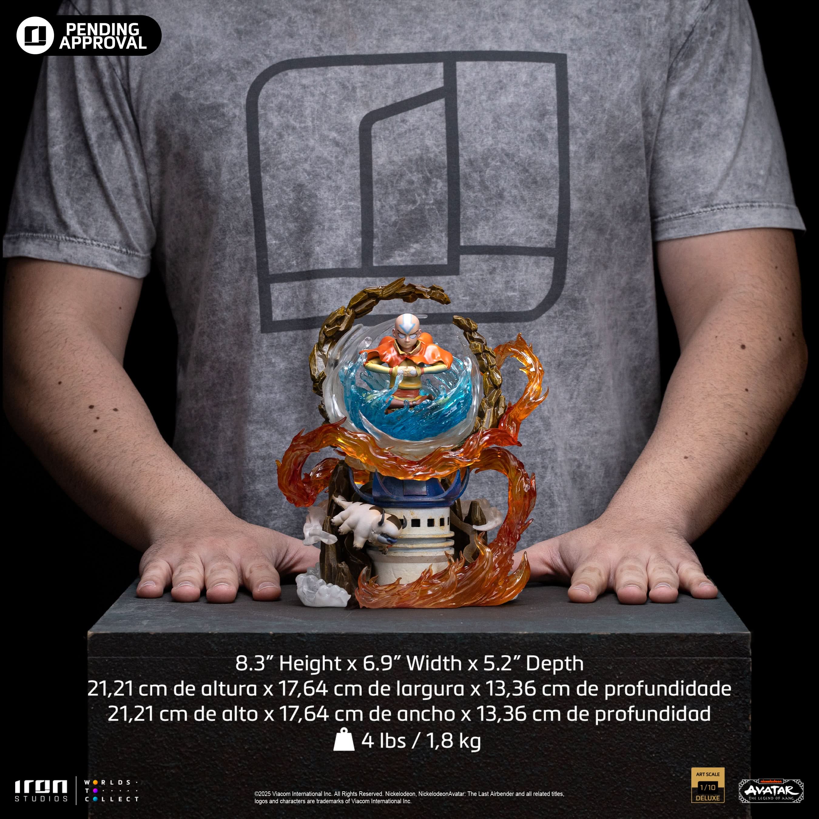 Pre-Order - Statue Aang - Avatar: The Last Airbender - Deluxe Art Scale 1/10 - Iron Studios - Image 13