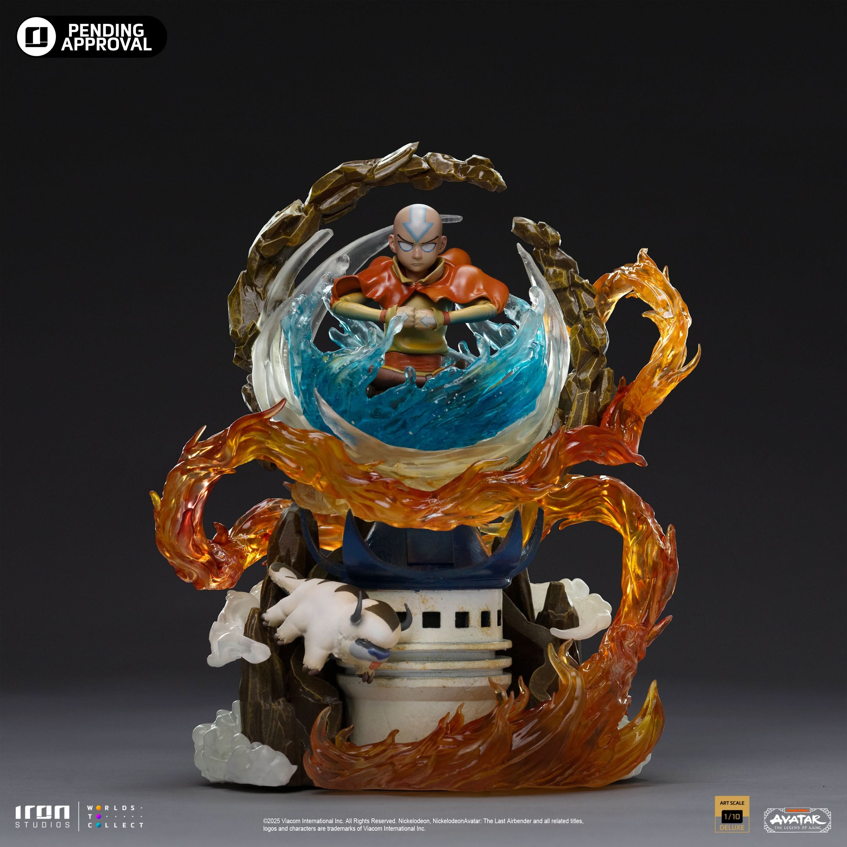Pre-Order - Statue Aang - Avatar: The Last Airbender - Deluxe Art Scale 1/10 - Iron Studios - Image 3