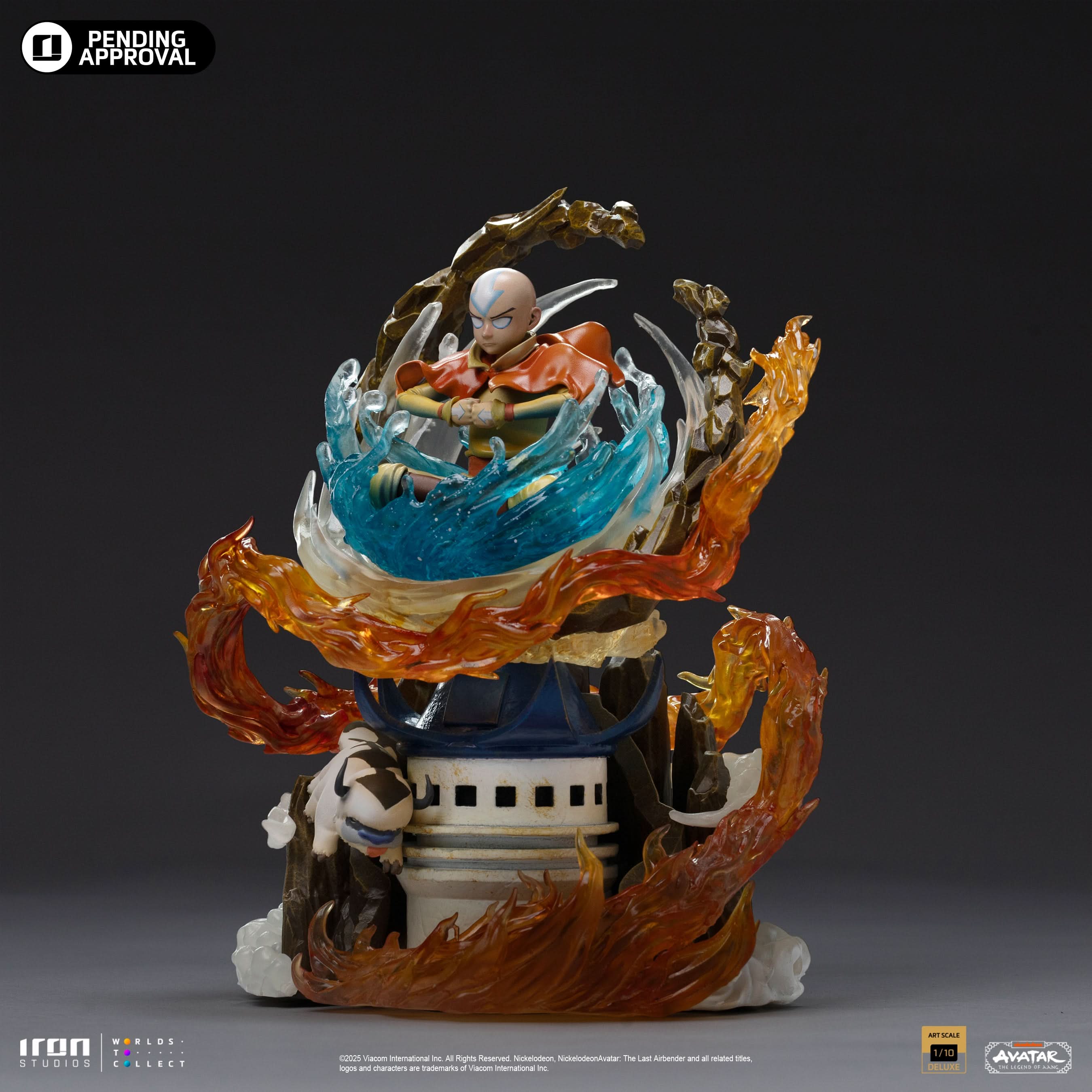 Pre-Order - Statue Aang - Avatar: The Last Airbender - Deluxe Art Scale 1/10 - Iron Studios - Image 4