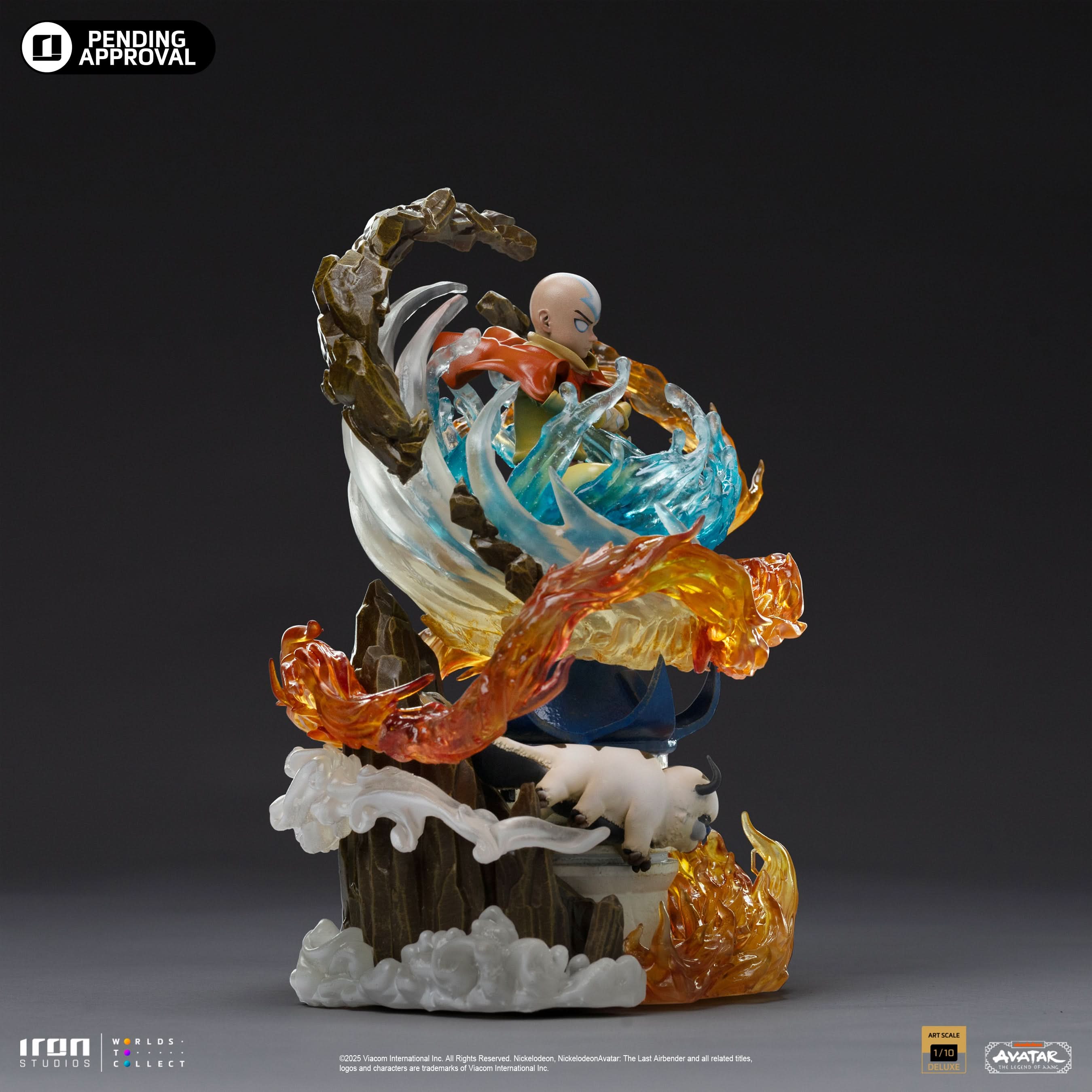 Pre-Order - Statue Aang - Avatar: The Last Airbender - Deluxe Art Scale 1/10 - Iron Studios - Image 5