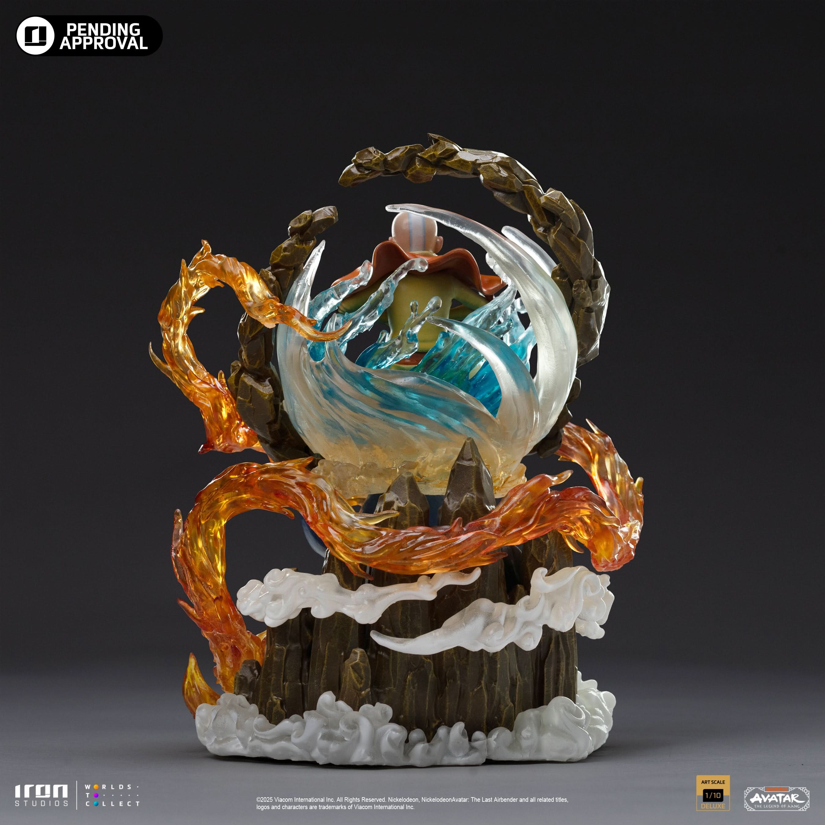 Pre-Order - Statue Aang - Avatar: The Last Airbender - Deluxe Art Scale 1/10 - Iron Studios - Image 6