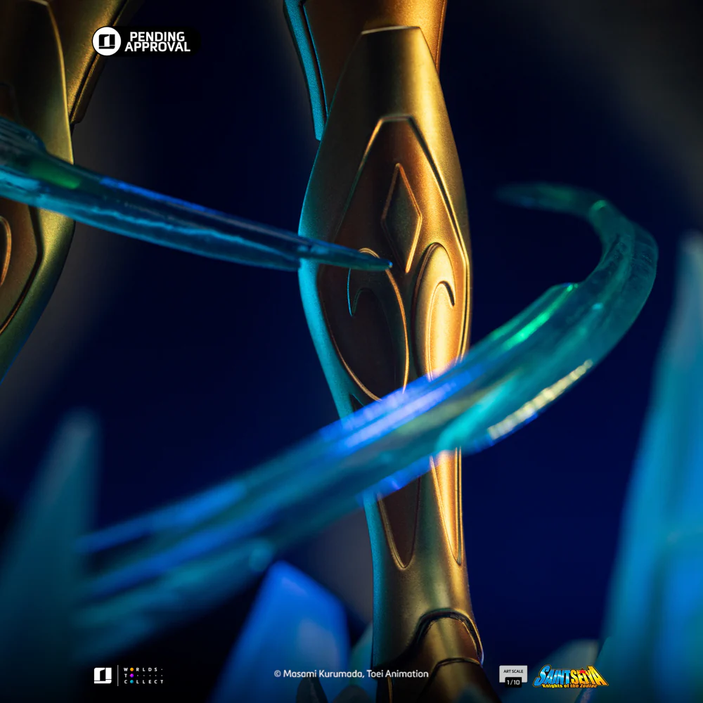 Pre-Order -  Statue Aquarius Camus - Saint Seiya - Art Scale 1/10 - Iron Studios - Image 10