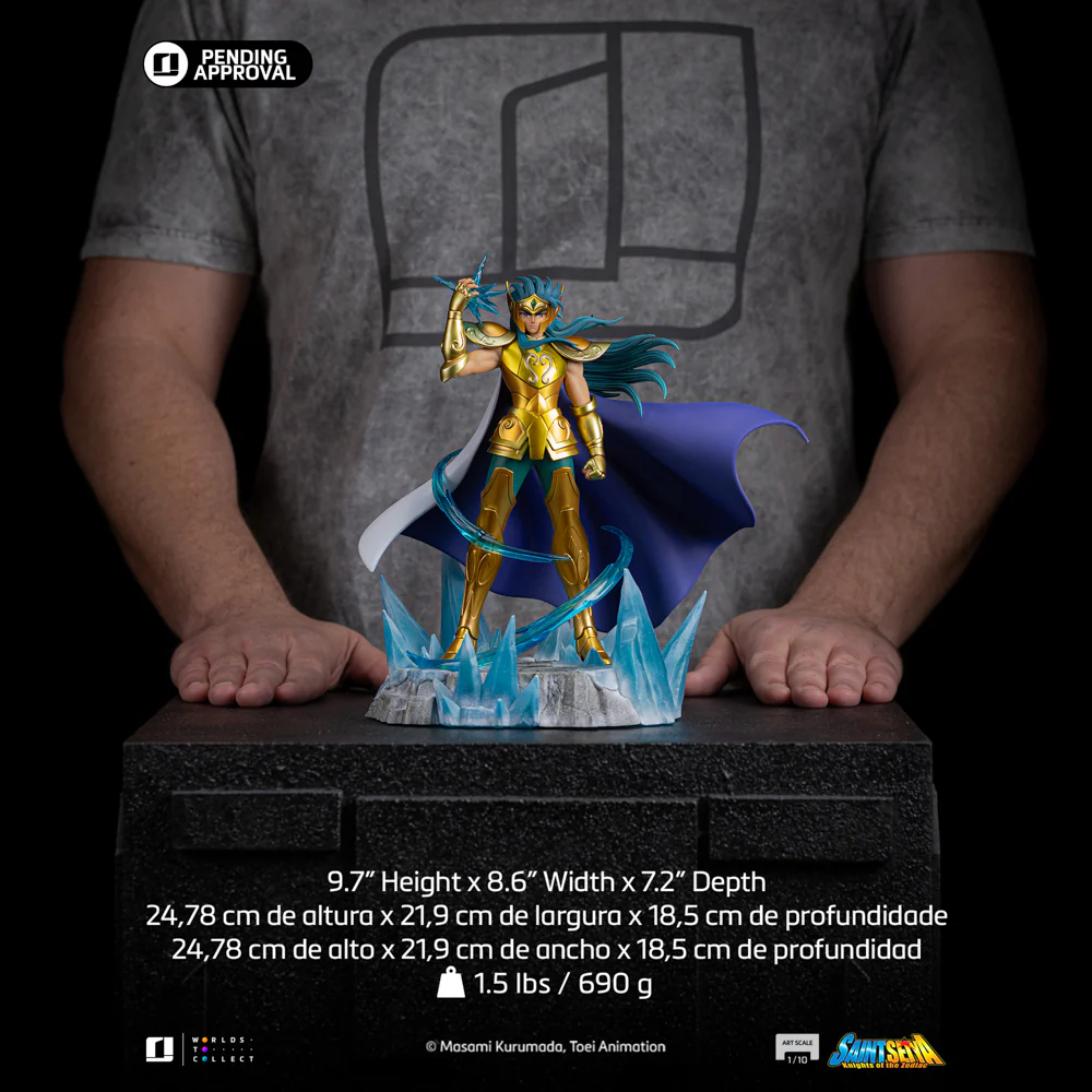 Pre-Order -  Statue Aquarius Camus - Saint Seiya - Art Scale 1/10 - Iron Studios - Image 16