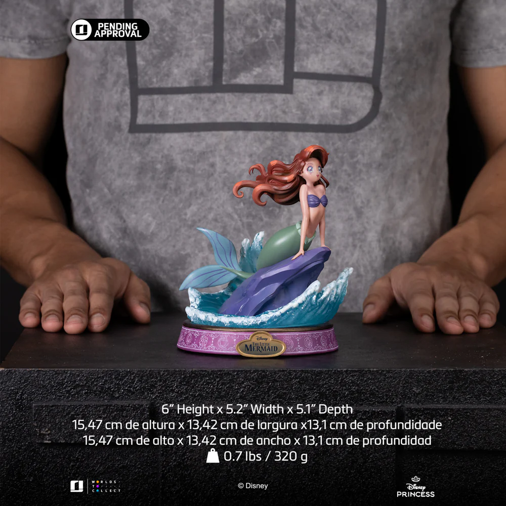 Pre-Order - Statue Ariel - Disney's Princess Animated Icons - Iron Studios - Image 6