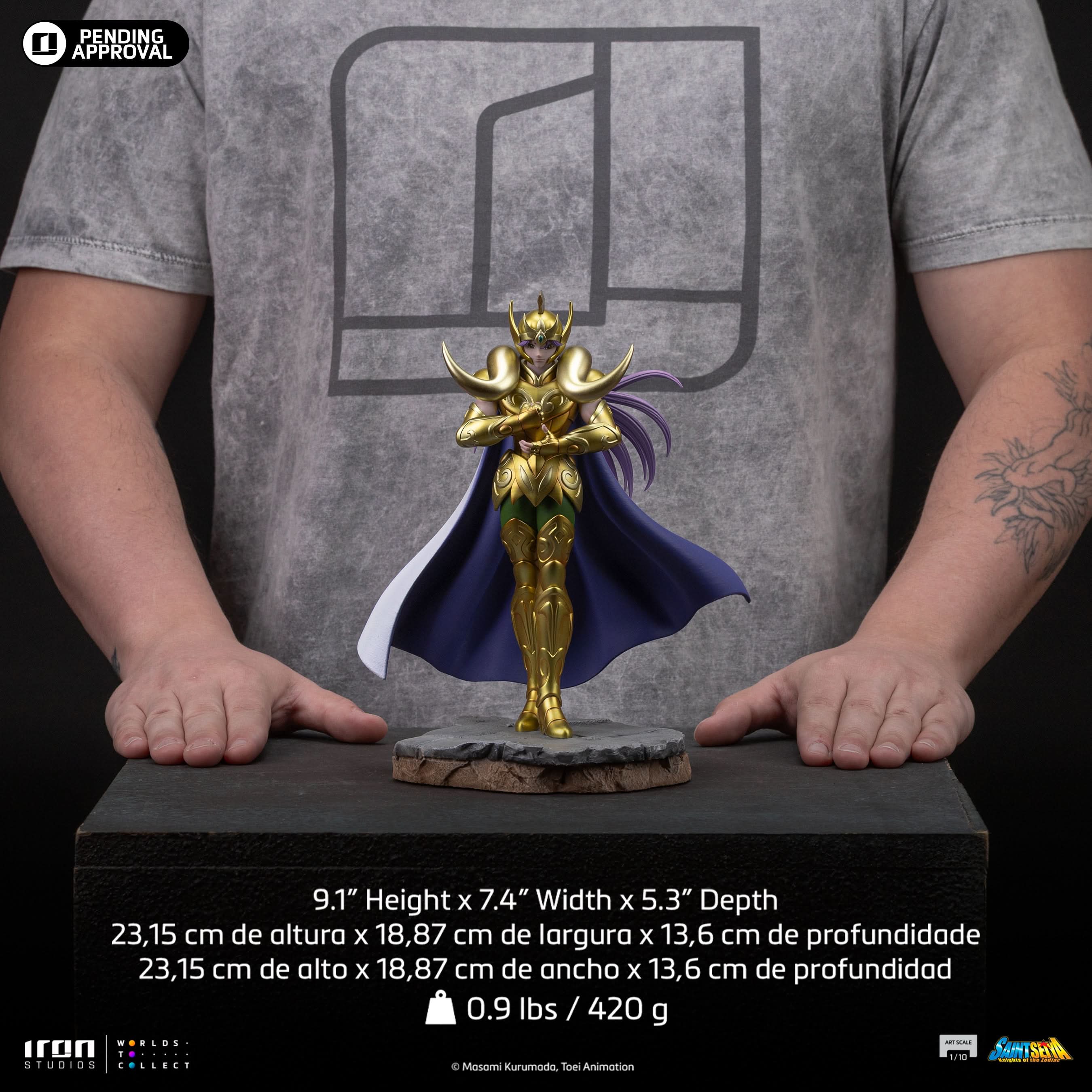 Statue Aries Mu - Saint Seiya - Art Scale 1/10 - Iron Studios - Image 13