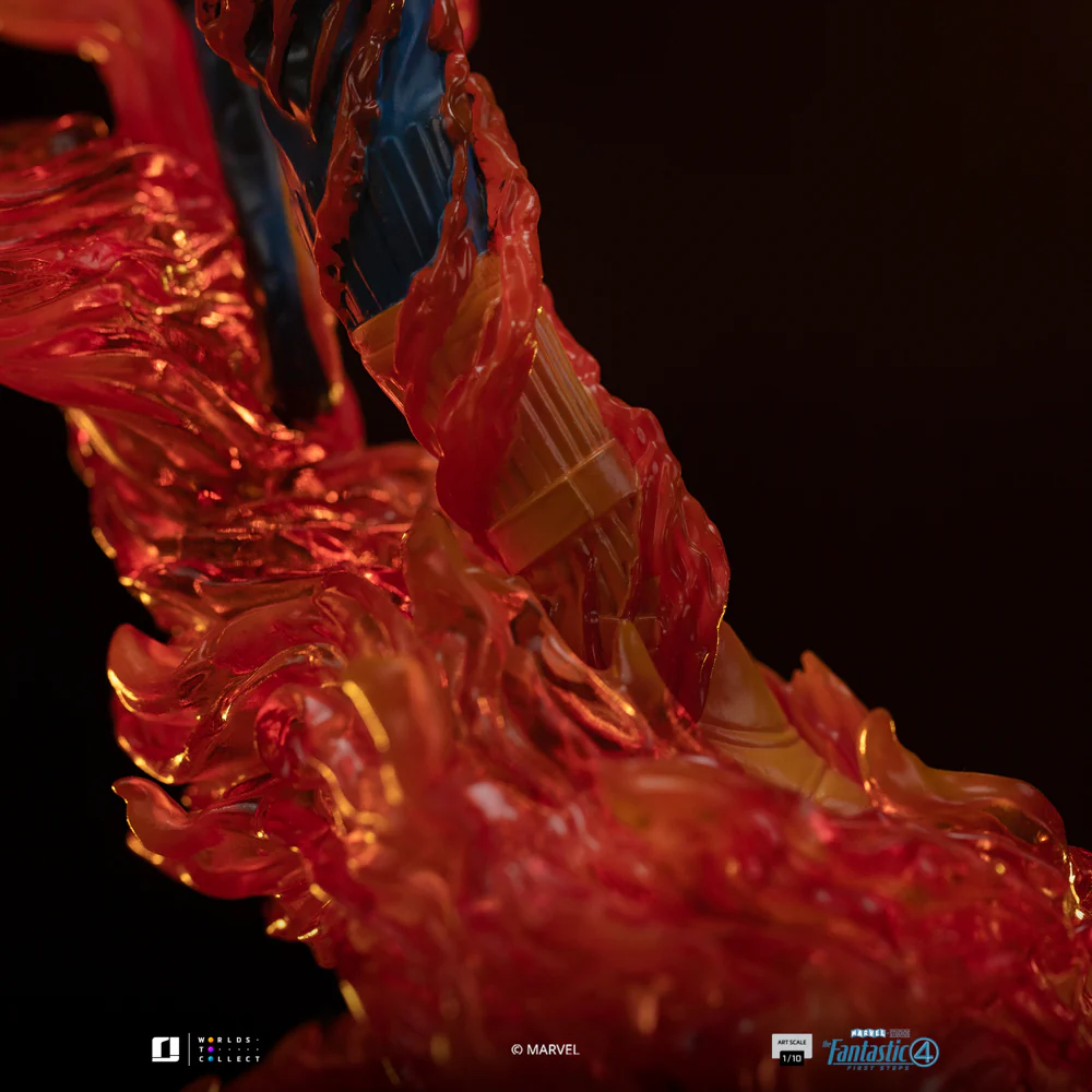 Statue Human Torch (Blue Suit Variant) - Fantastic Four - Art Scale 1/10 - Iron Studios - Image 13