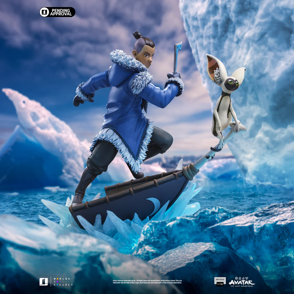 Pre-Order - Statue Sokka - Avatar: The Last Airbender - Art Scale 1/10 - Iron Studios - Image 4