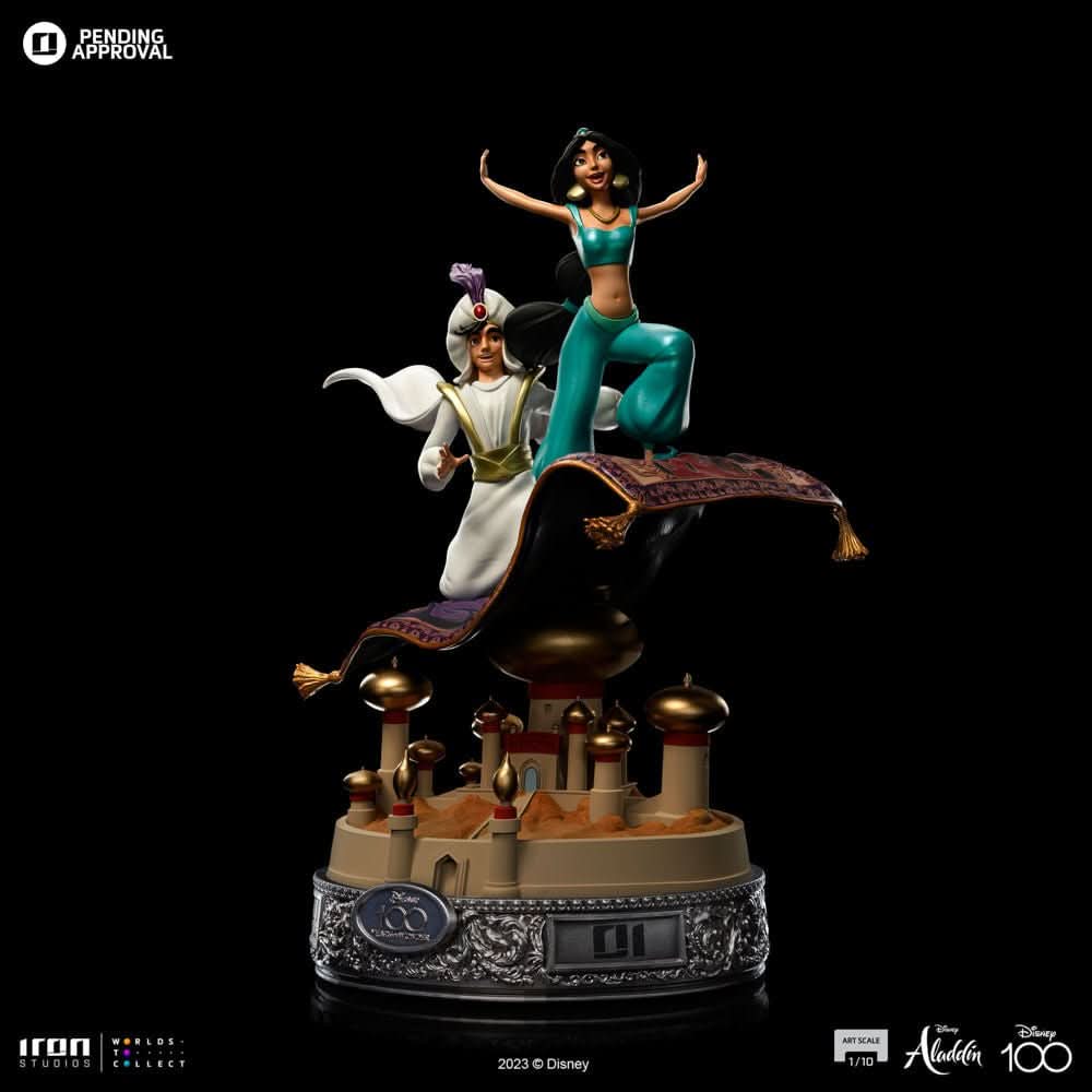 Statue Aladdin and Jasmine 100 Years Version - Disney 100th - Aladdin - Art Scale 1/10 - Iron Studios - Image 4