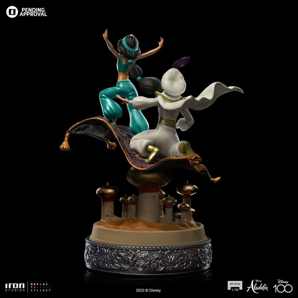 Statue Aladdin and Jasmine 100 Years Version - Disney 100th - Aladdin - Art Scale 1/10 - Iron Studios - Image 5
