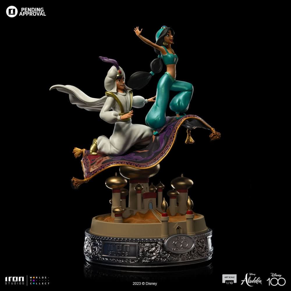 Statue Aladdin and Jasmine 100 Years Version - Disney 100th - Aladdin - Art Scale 1/10 - Iron Studios - Image 6