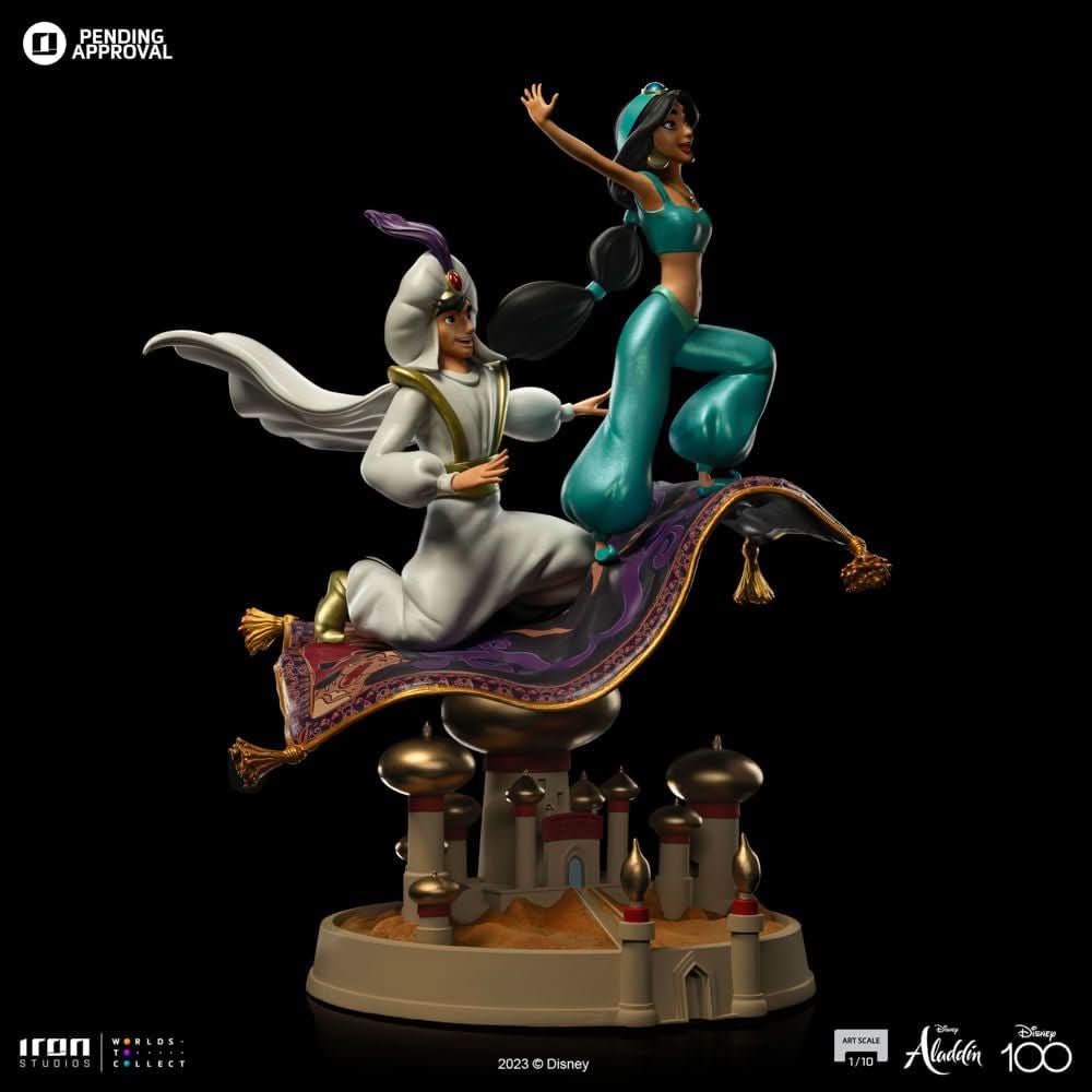 Statue Aladdin and Jasmine - Disney 100th - Art Scale 1/10 - Iron Studios - Image 6