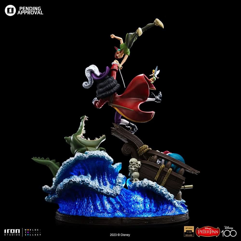 Statue Peter Pan vs Hook Deluxe - Disney 100th - Peter Pan - Art Scale 1/10 - Iron Studios - Image 4