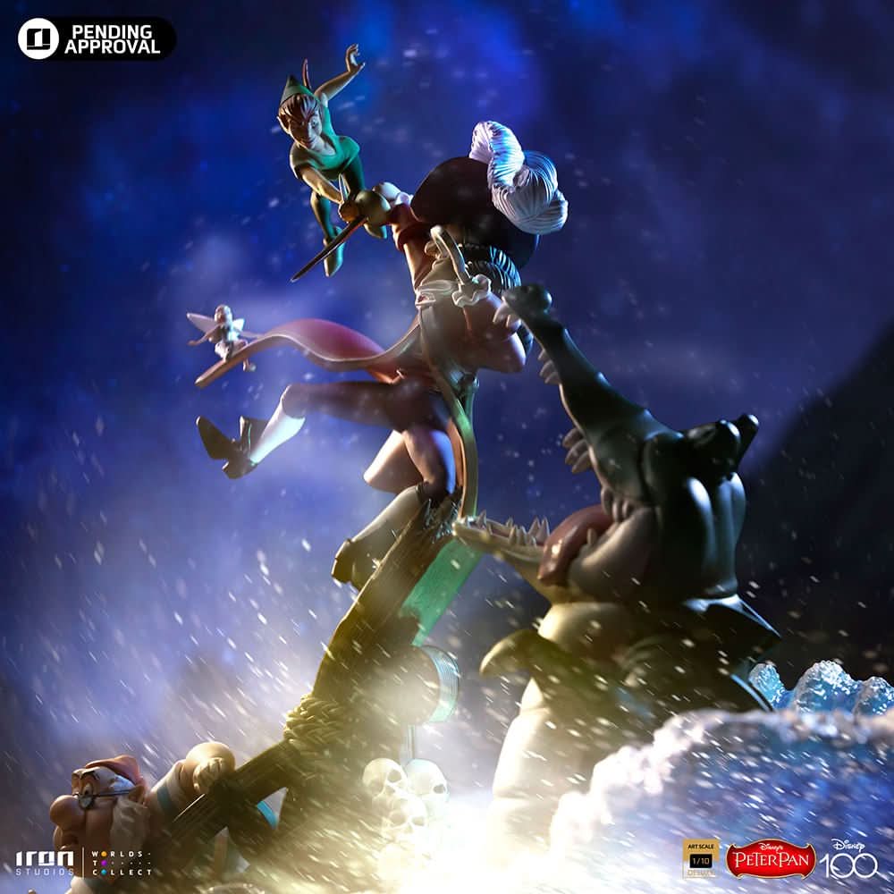 Statue Peter Pan vs Hook Deluxe - Disney 100th - Peter Pan - Art Scale 1/10 - Iron Studios - Image 7