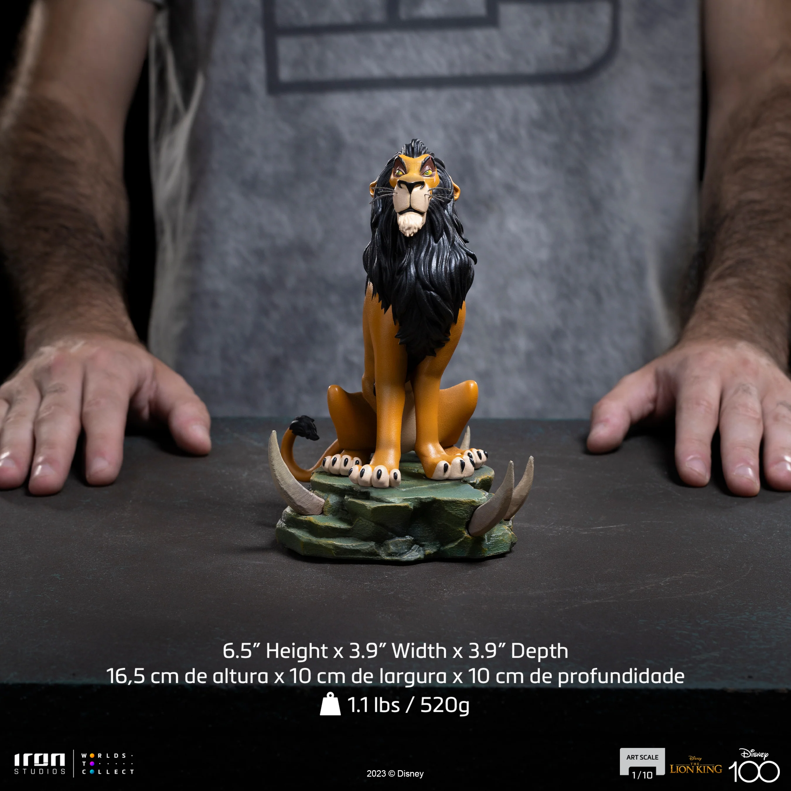 Statue Scar - Disney 100th - The Lion King - Art Scale 1/10 - Iron Studios - Image 11