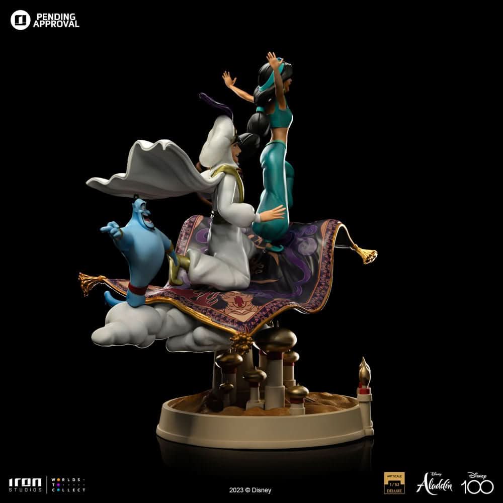 Statue Aladdin and Jasmine Deluxe - Disney 100th - Aladdin - Art Scale 1/10 - Iron Studios - Image 6