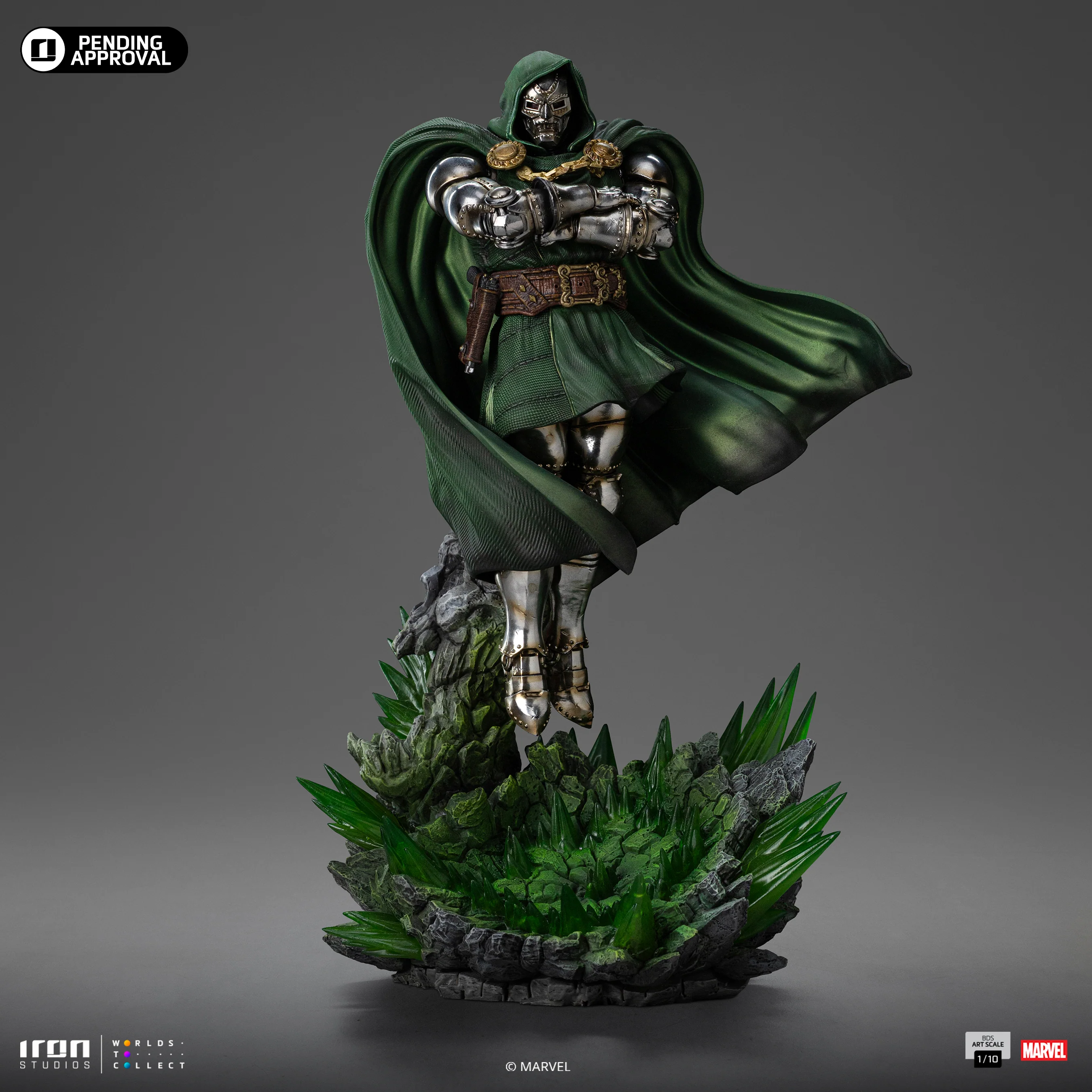 Statue Doctor Doom - Infinity Gauntlet Diorama - Art Scale 1/10 - Iron Studios - Image 10