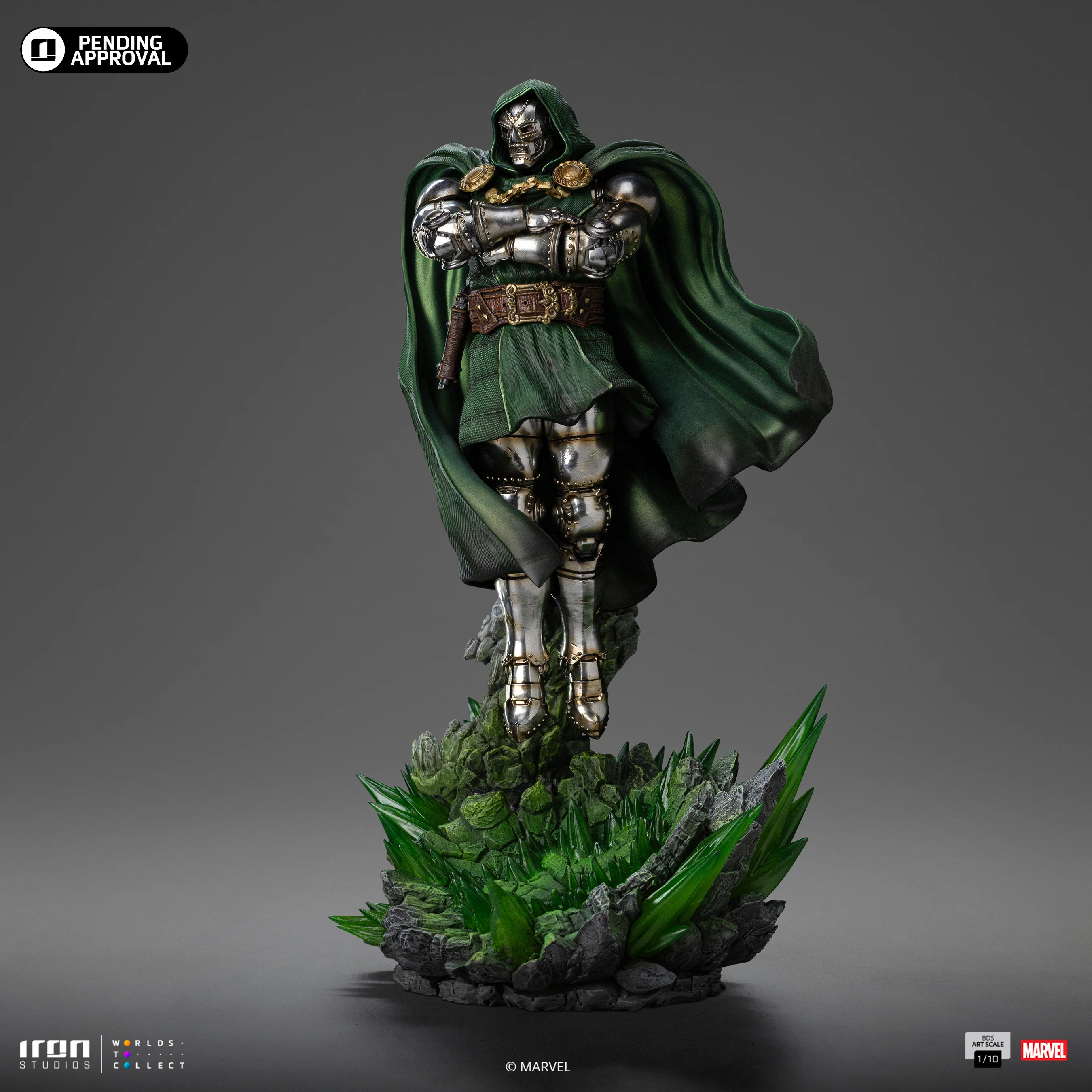 Statue Doctor Doom - Infinity Gauntlet Diorama - Art Scale 1/10 - Iron Studios - Image 11