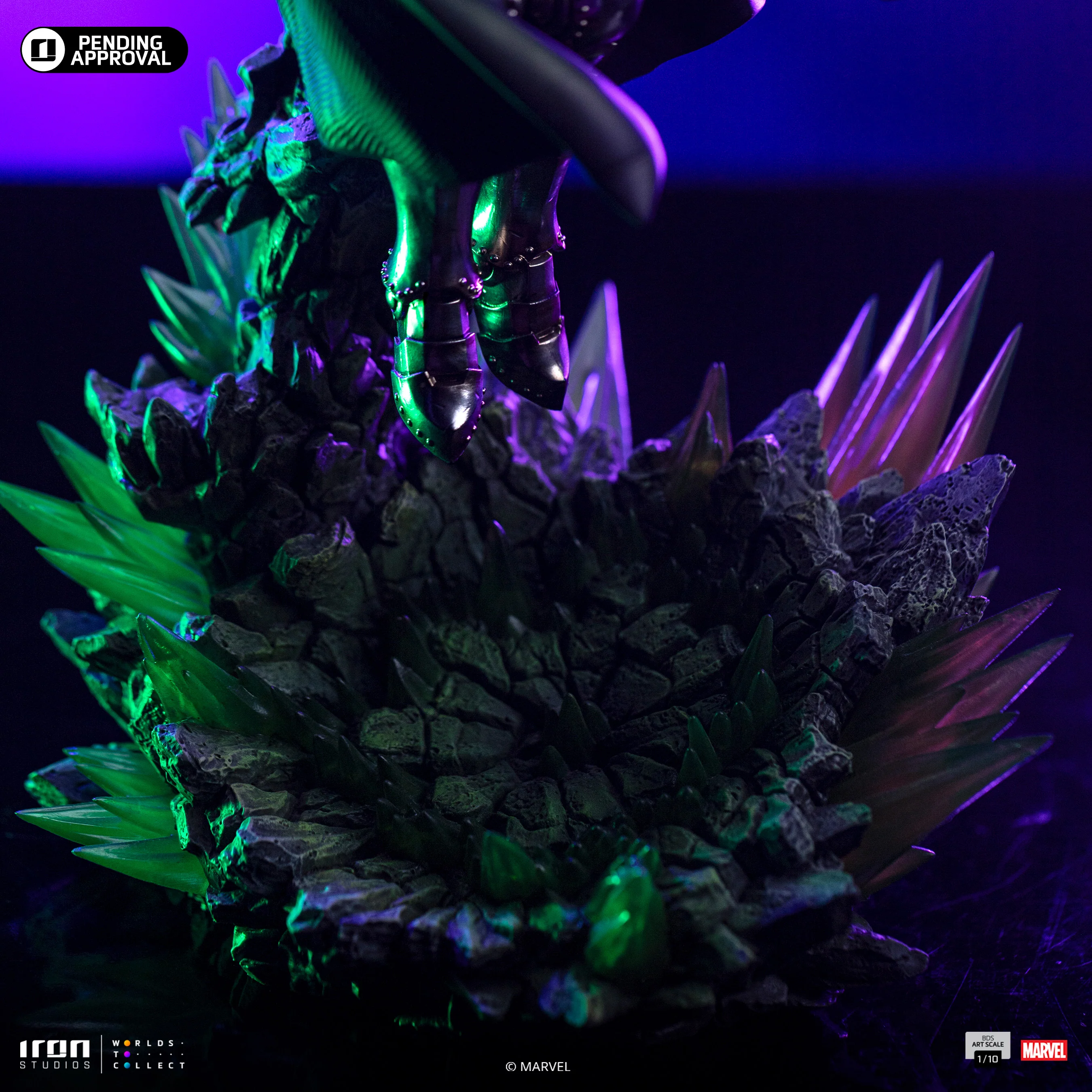 Statue Doctor Doom - Infinity Gauntlet Diorama - Art Scale 1/10 - Iron Studios - Image 3