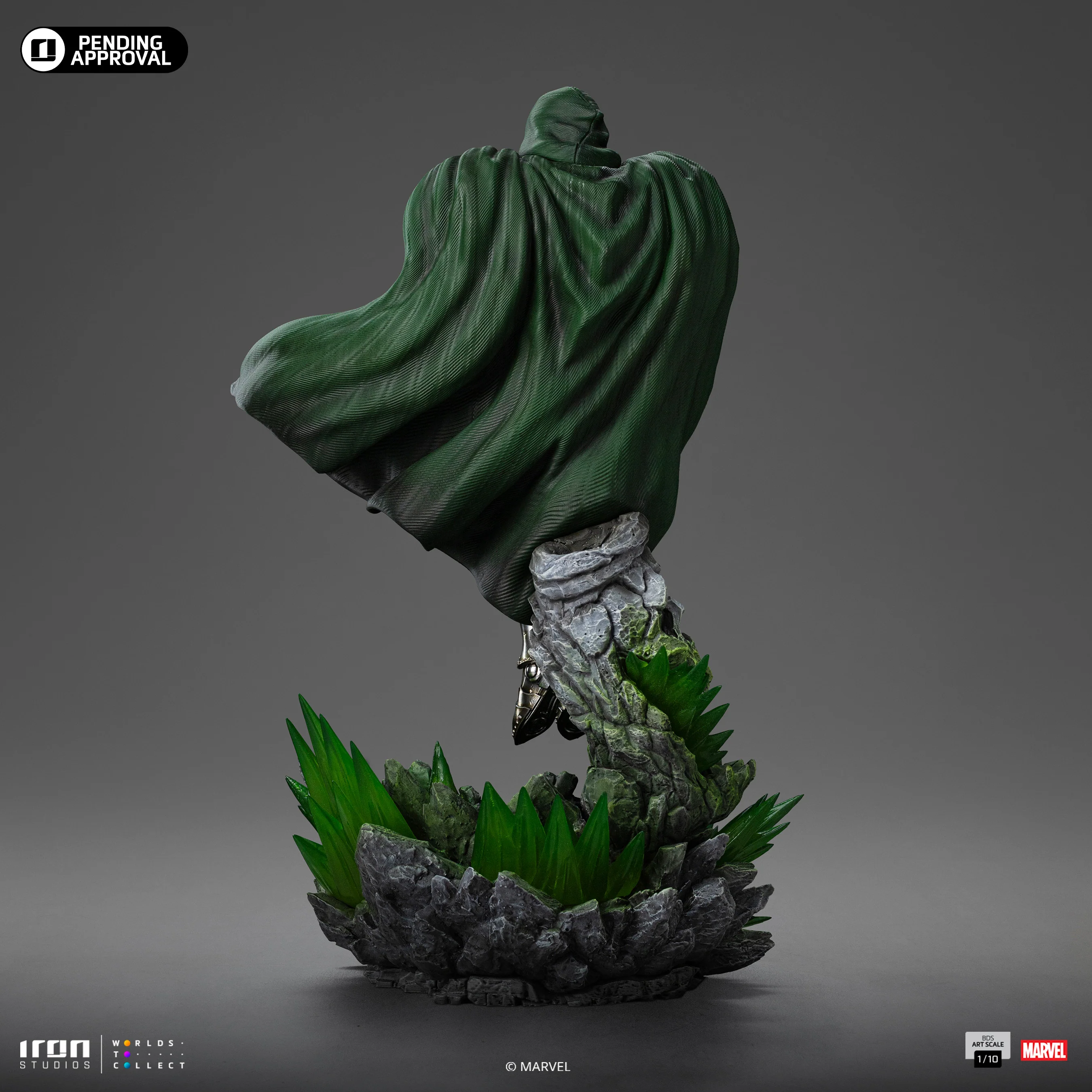 Statue Doctor Doom - Infinity Gauntlet Diorama - Art Scale 1/10 - Iron Studios - Image 8