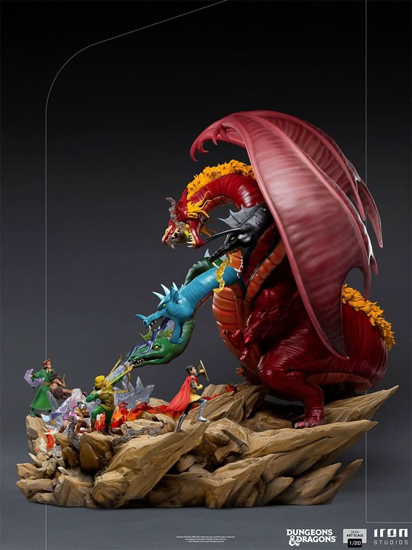 Statue Tiamat Battle Diorama - Dungeons and Dragons - Demi Art 1/20 - Iron Studios - Image 5