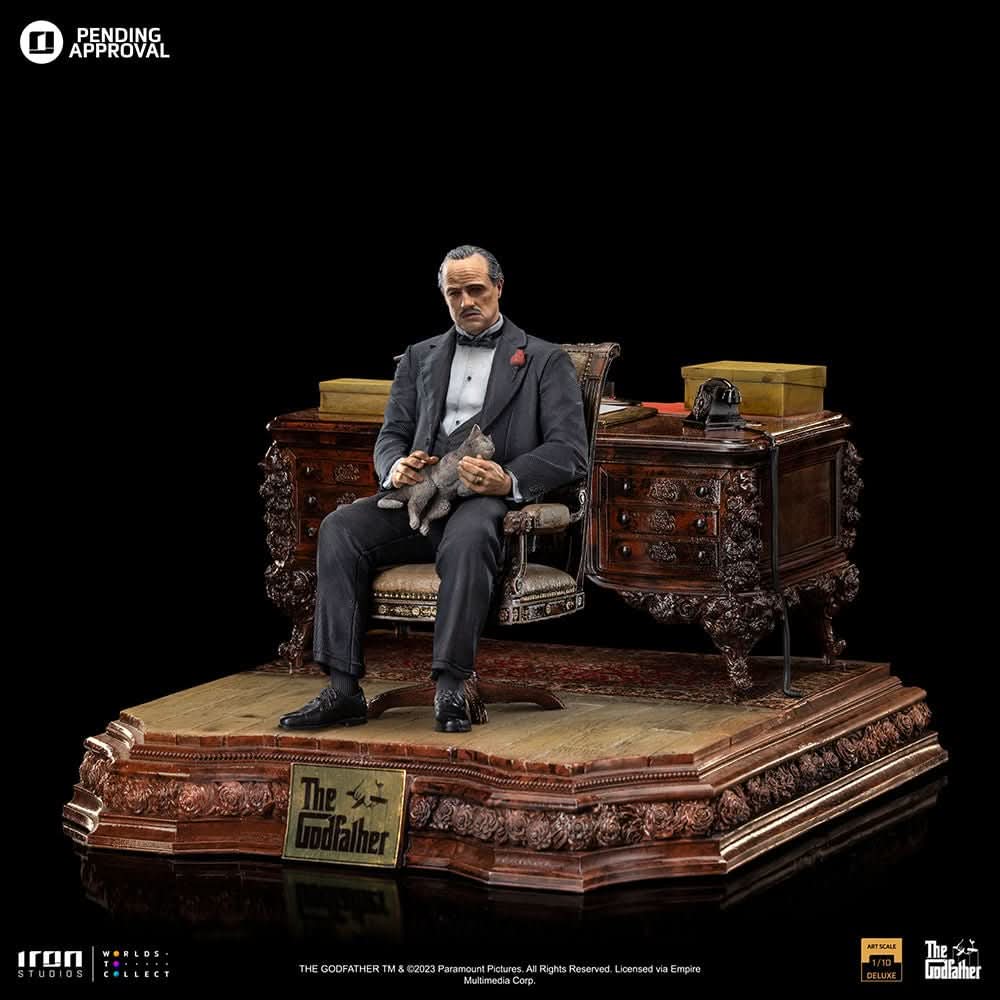 Statue Don Vito Corleone Deluxe - The Godfather - Art Scale 1/10 - Iron Studios - Image 4