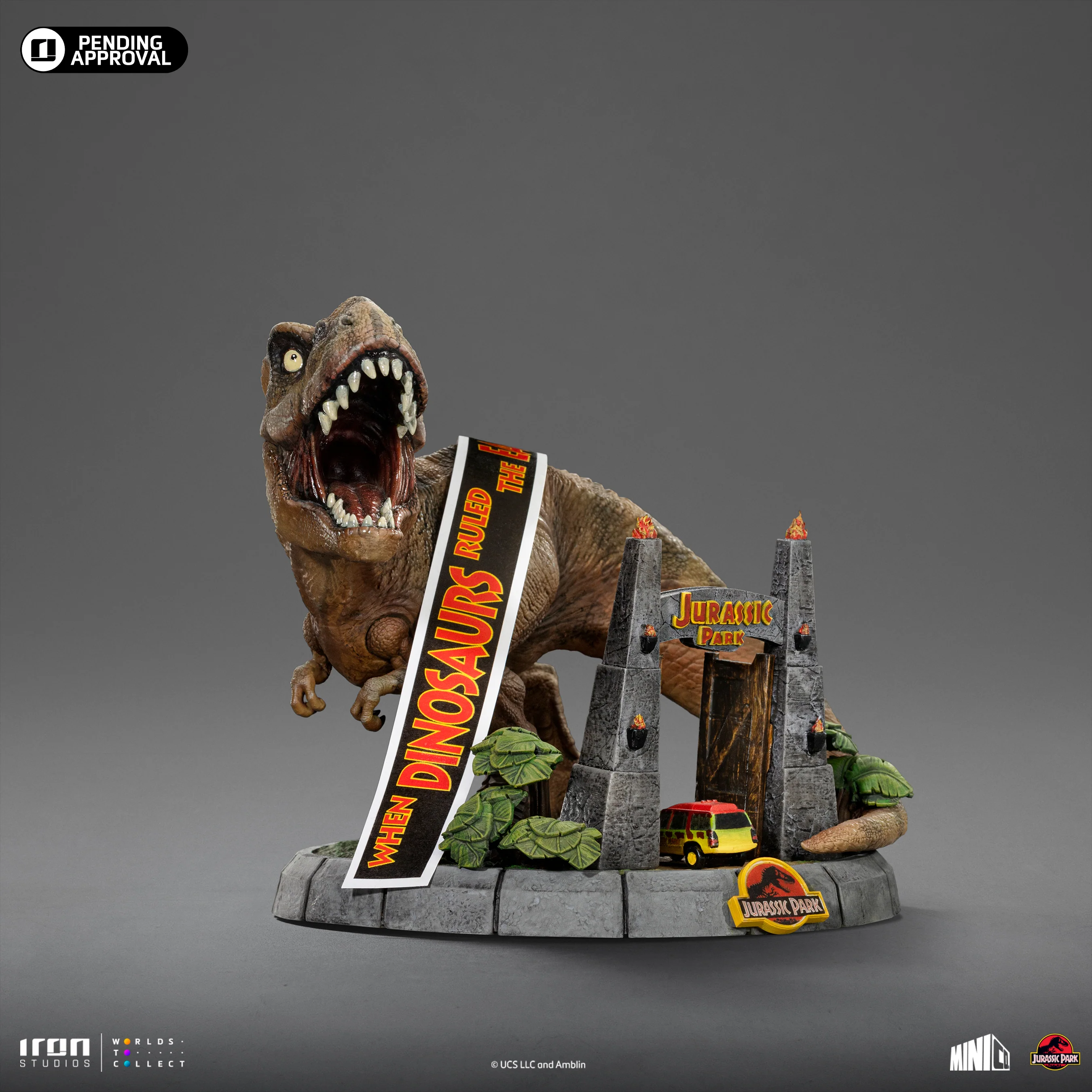 Statue T-Rex Deluxe - Jurassic Park - Minico - Iron Studios - Image 4