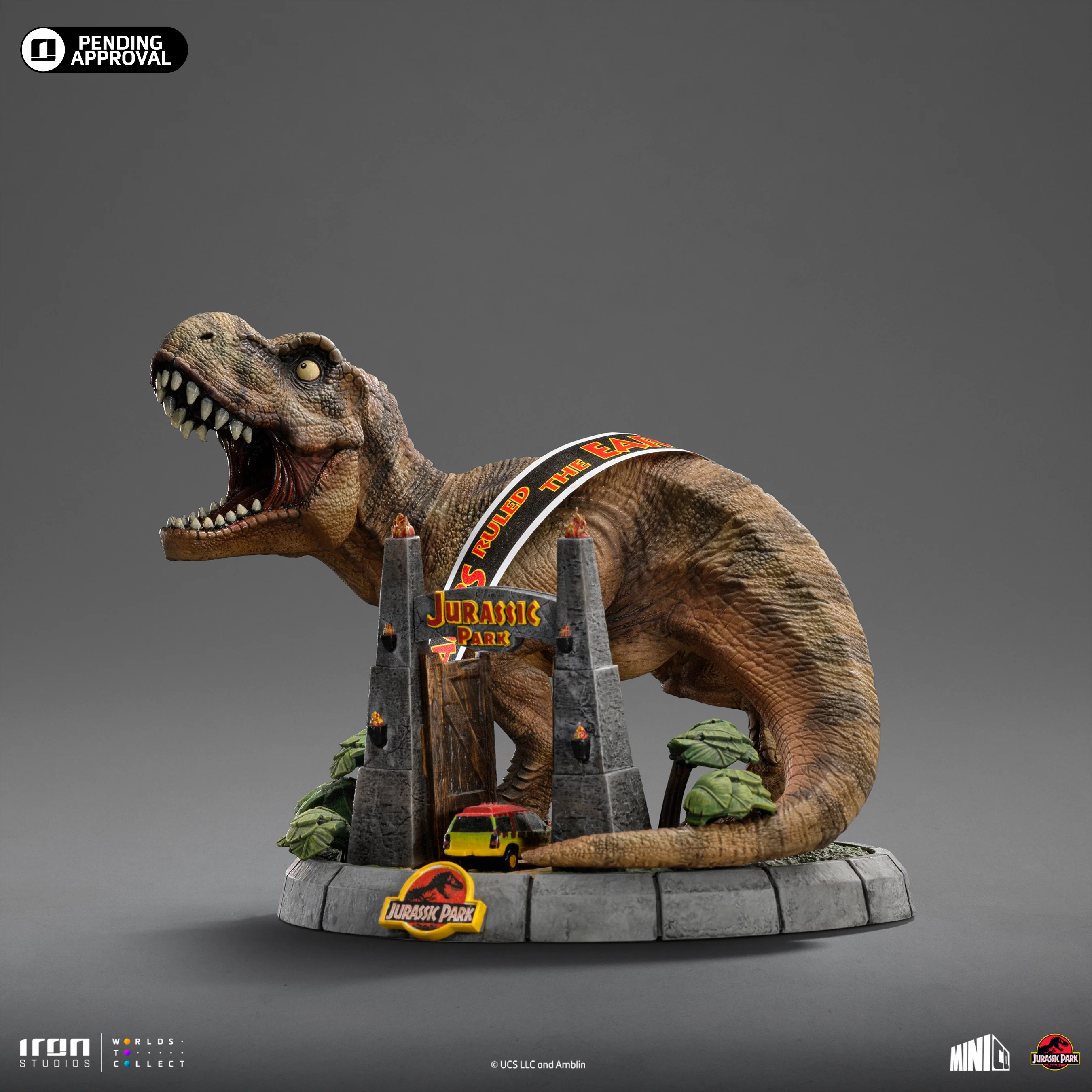 Statue T-Rex Deluxe - Jurassic Park - Minico - Iron Studios - Image 5