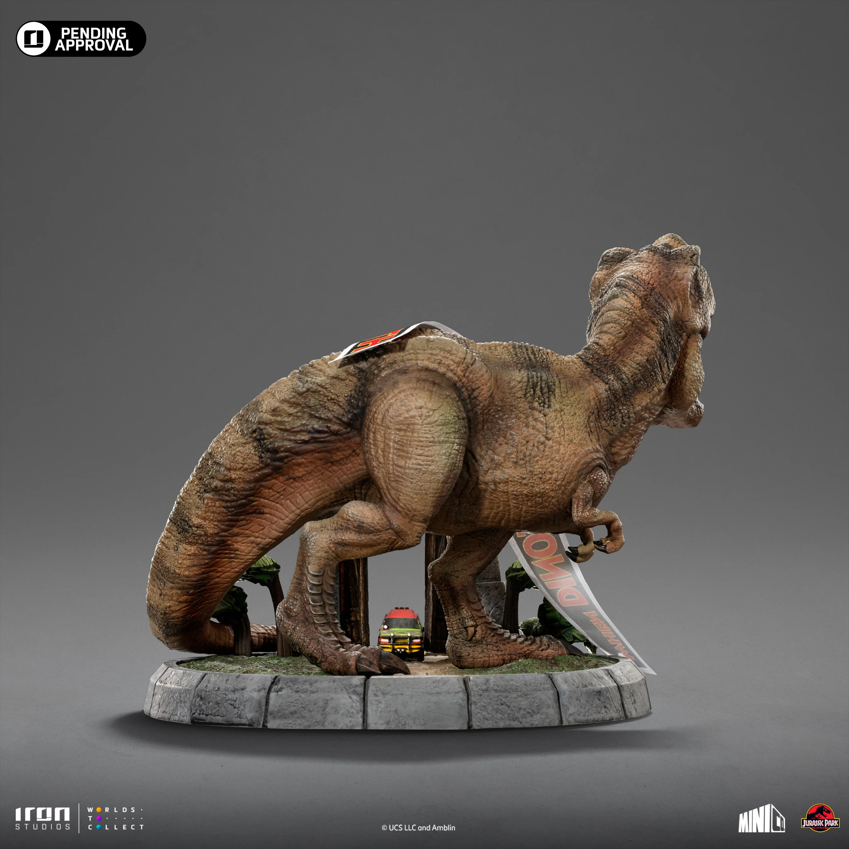 Statue T-Rex Deluxe - Jurassic Park - Minico - Iron Studios - Image 6