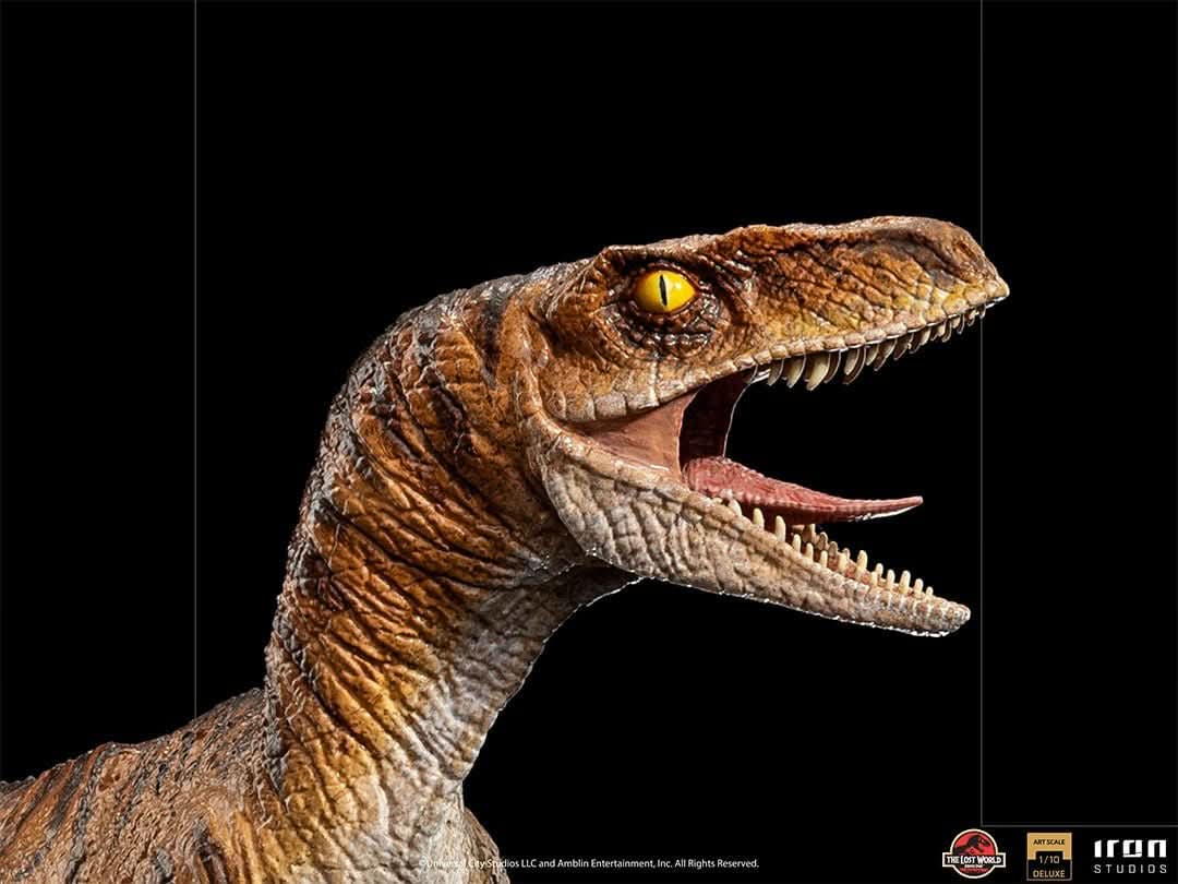 Statue Velociraptor Deluxe - The Lost World: Jurassic Park - Art Scale 1/10 - Iron Studios - Image 4