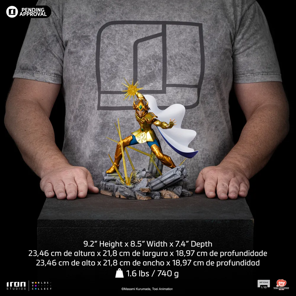 Statue Leo Aiolia - Saint Seiya - Art Scale 1/10 - Iron Studios - Image 8