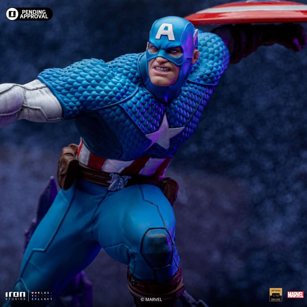 Captain America Deluxe - Infinity Gauntlet Diorama - BDS Art Scale 1/10 - Iron Studios - Image 9