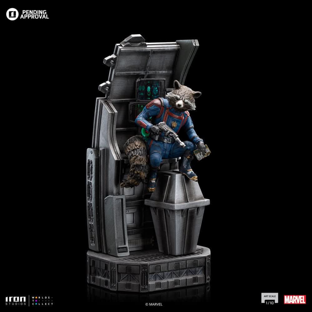 Statue Rocket Raccoon - Guardians of the Galaxy 3 - Art Scale 1/10 - Iron Studios - Image 11