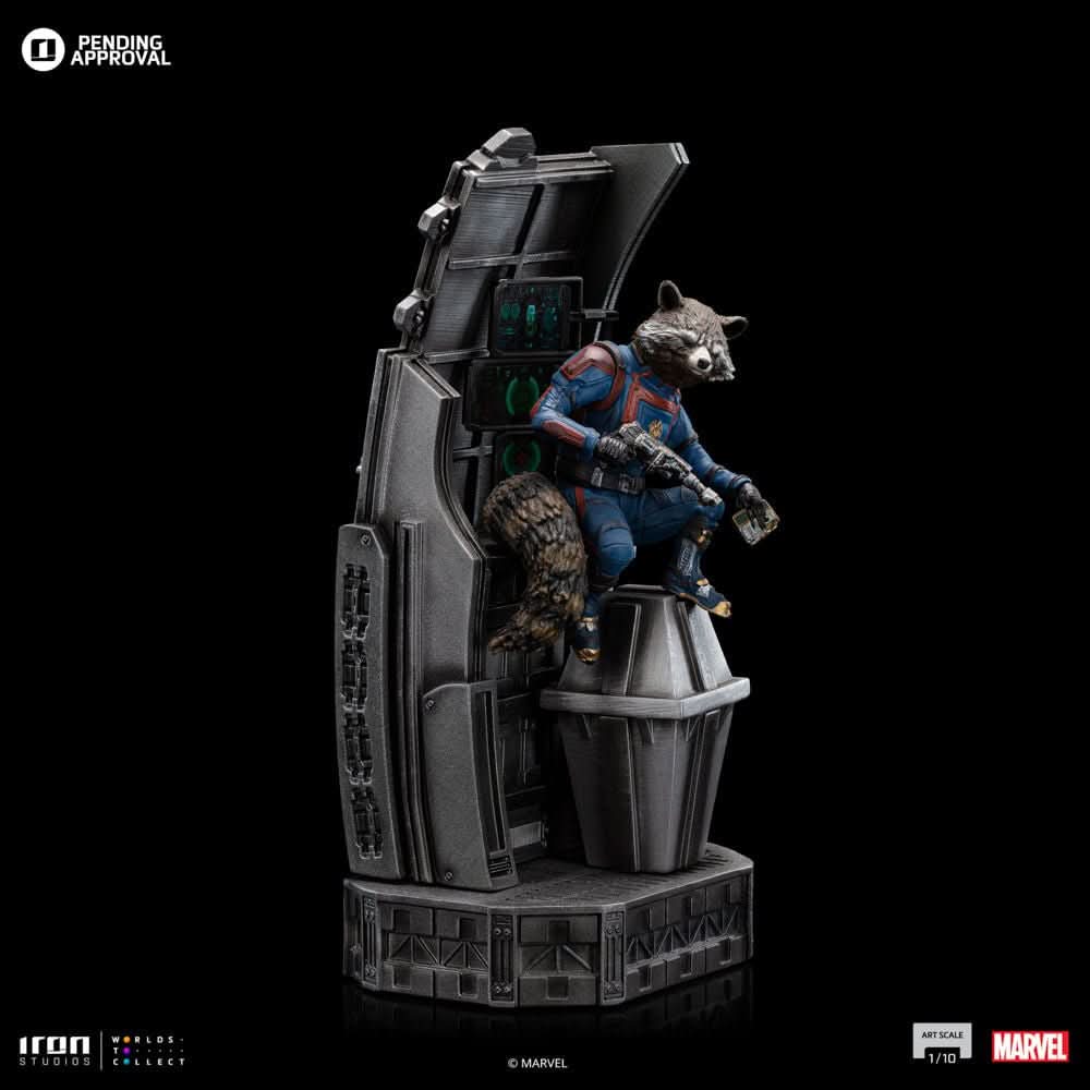 Statue Rocket Raccoon - Guardians of the Galaxy 3 - Art Scale 1/10 - Iron Studios - Image 13
