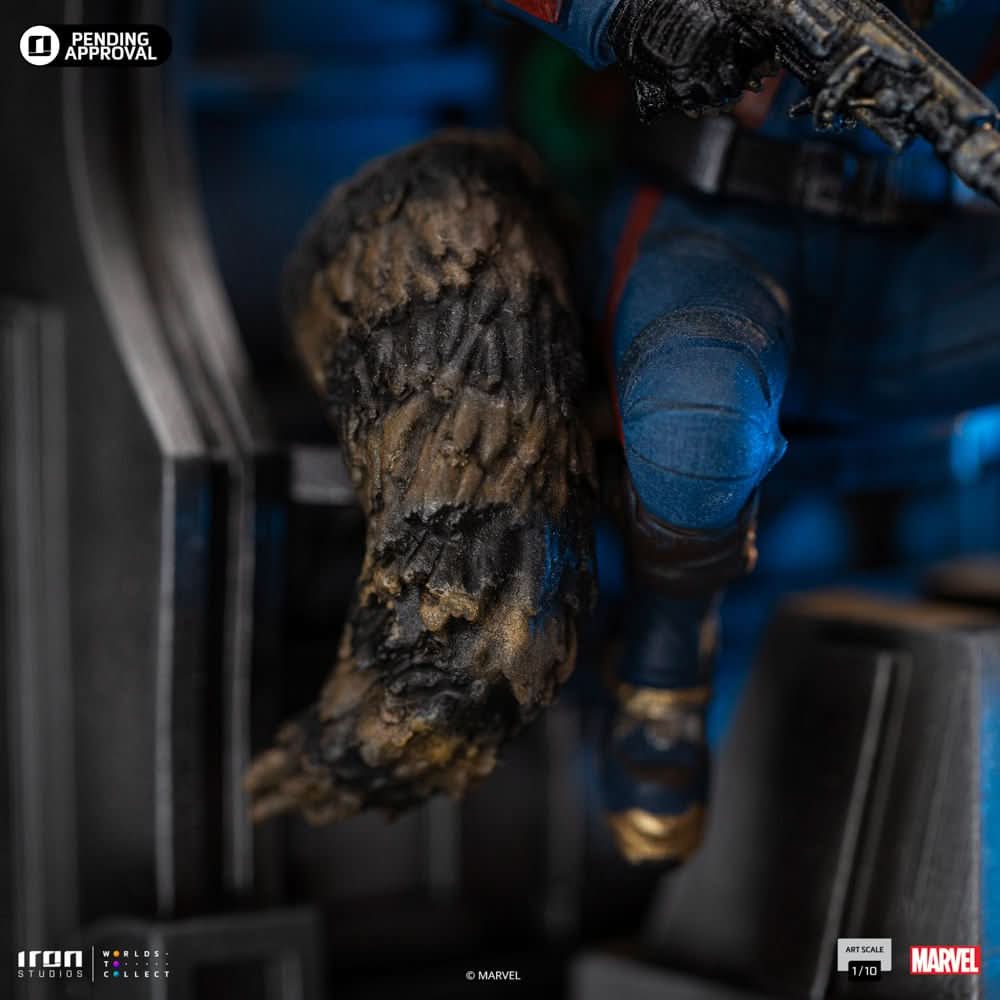 Statue Rocket Raccoon - Guardians of the Galaxy 3 - Art Scale 1/10 - Iron Studios - Image 8