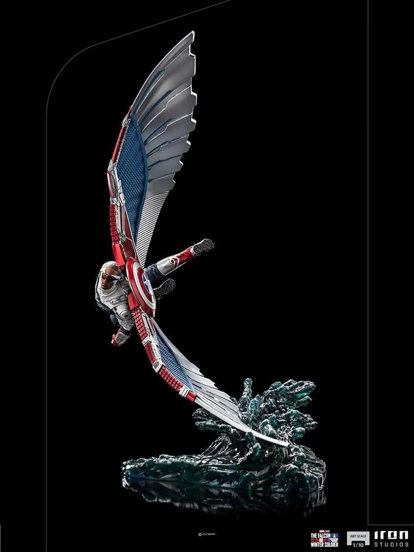 Statue Captain America Sam Wilson - The Falcon and the Winter Soldier - BDS Art Scale 1/10 - Iron Studios - Image 5