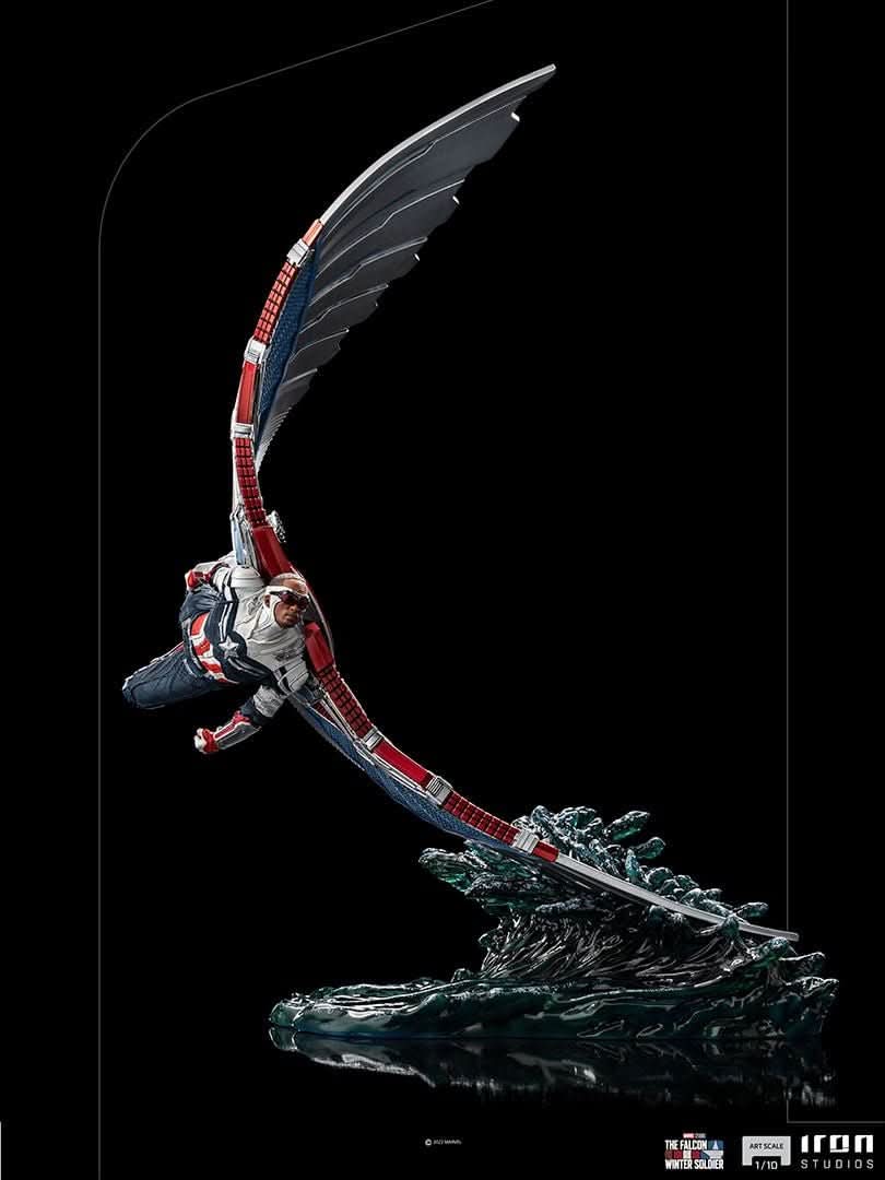 Statue Captain America Sam Wilson - The Falcon and the Winter Soldier - BDS Art Scale 1/10 - Iron Studios - Image 6