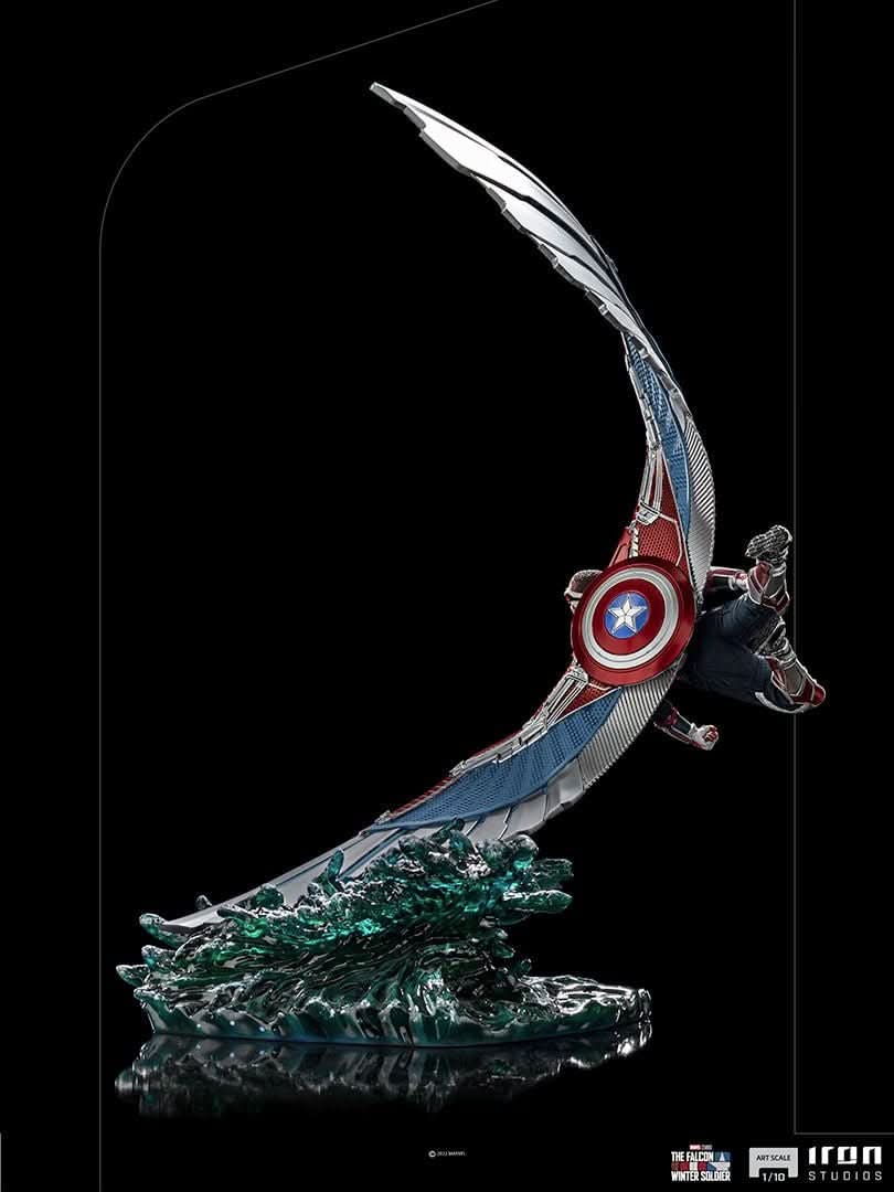 Statue Captain America Sam Wilson - The Falcon and the Winter Soldier - BDS Art Scale 1/10 - Iron Studios - Image 7