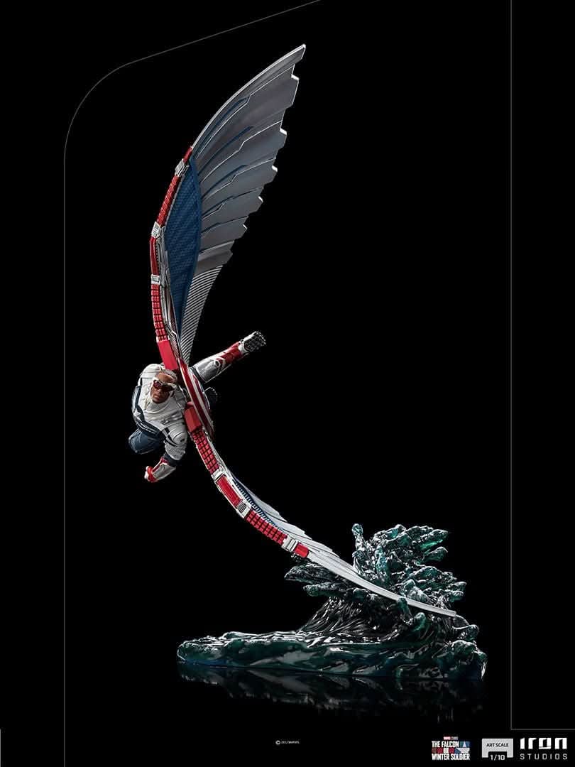 Statue Captain America Sam Wilson - The Falcon and the Winter Soldier - BDS Art Scale 1/10 - Iron Studios - Image 8