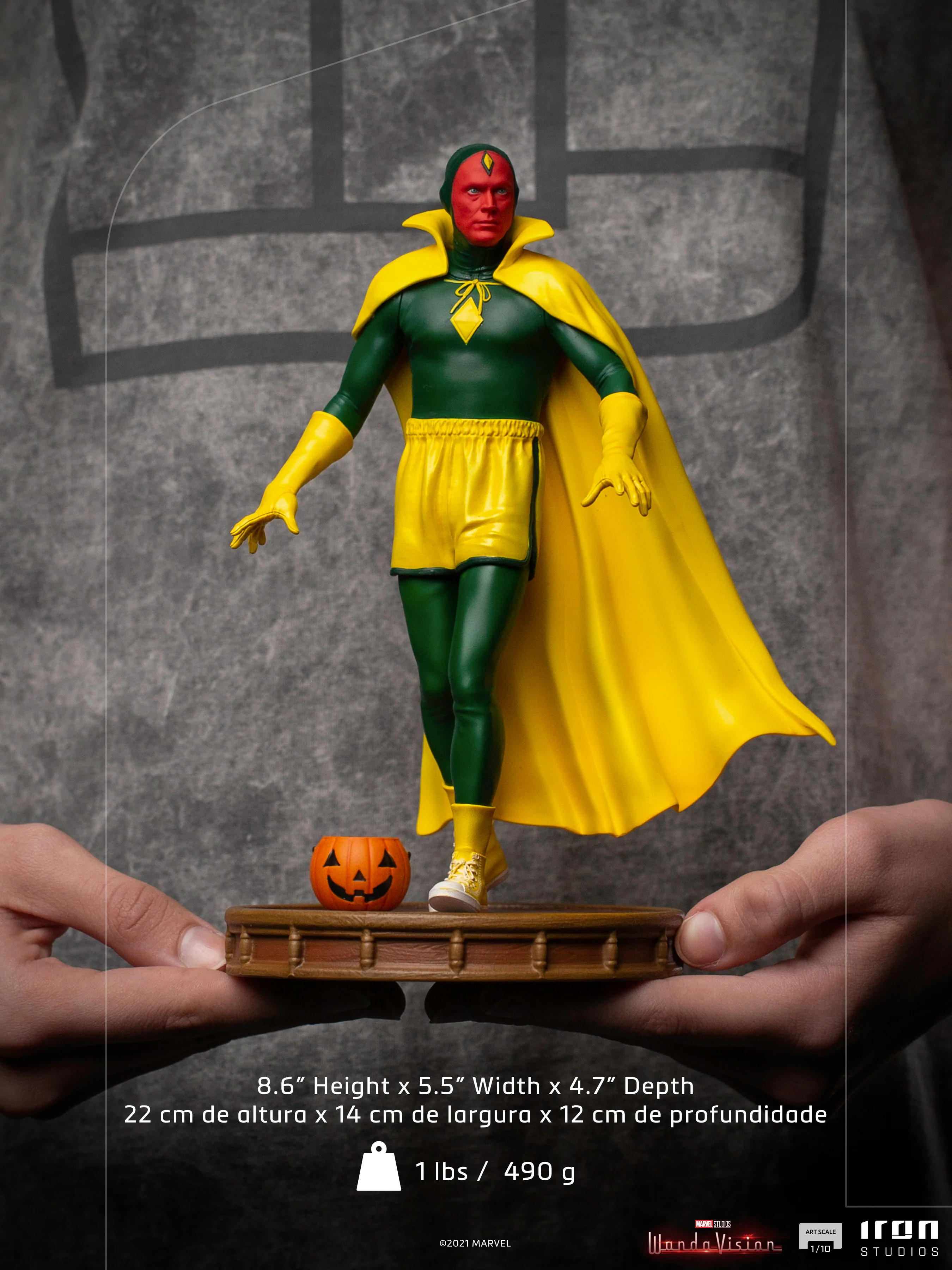 Statue Vision (Halloween Version) - Wandavision - Art Scale 1/10 - Iron Studios - Image 11